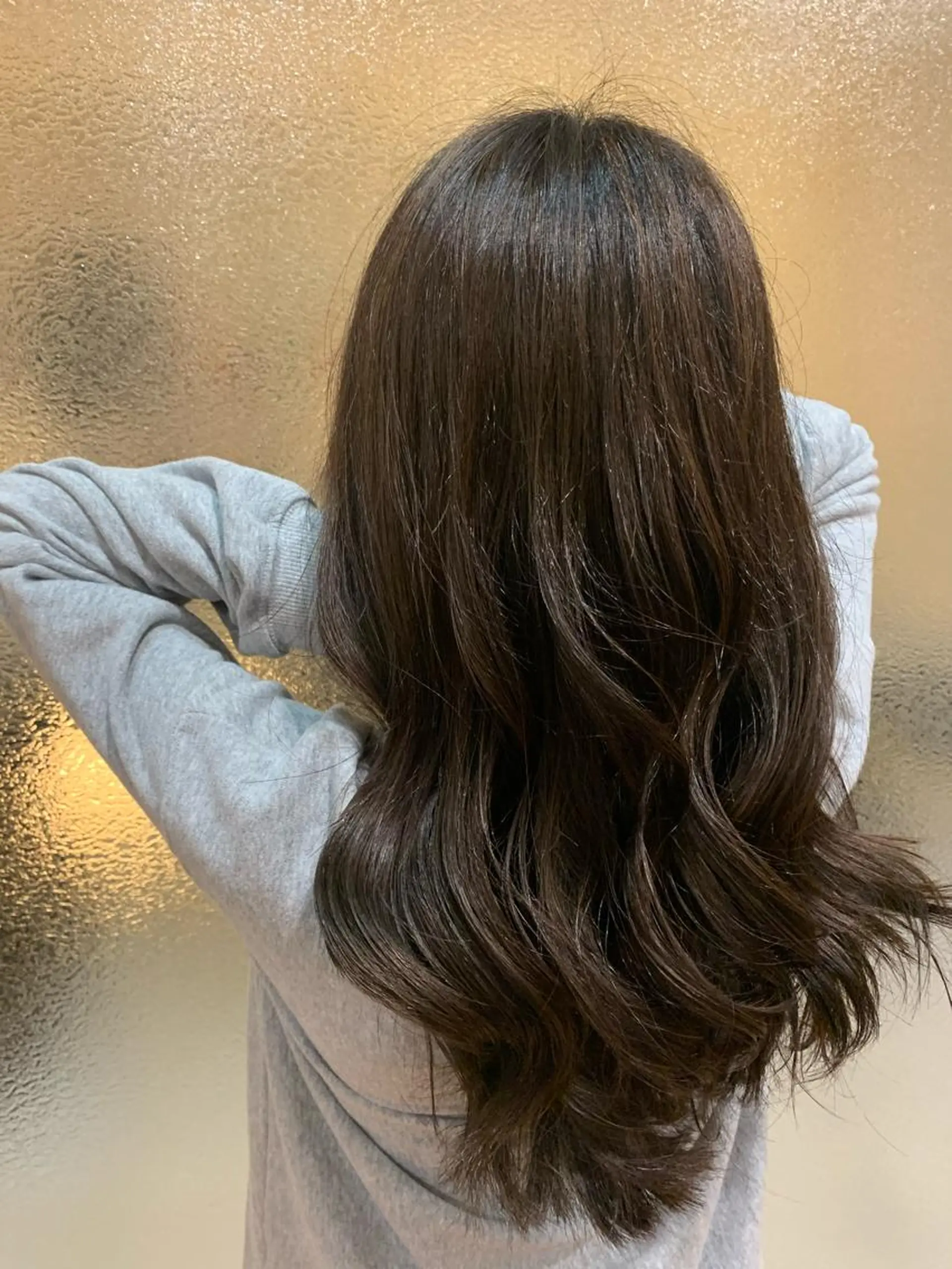 ロング カラー レイヤーカット Neuk所属・Neuk綾瀬 髪質改善No1のヘアスタイル