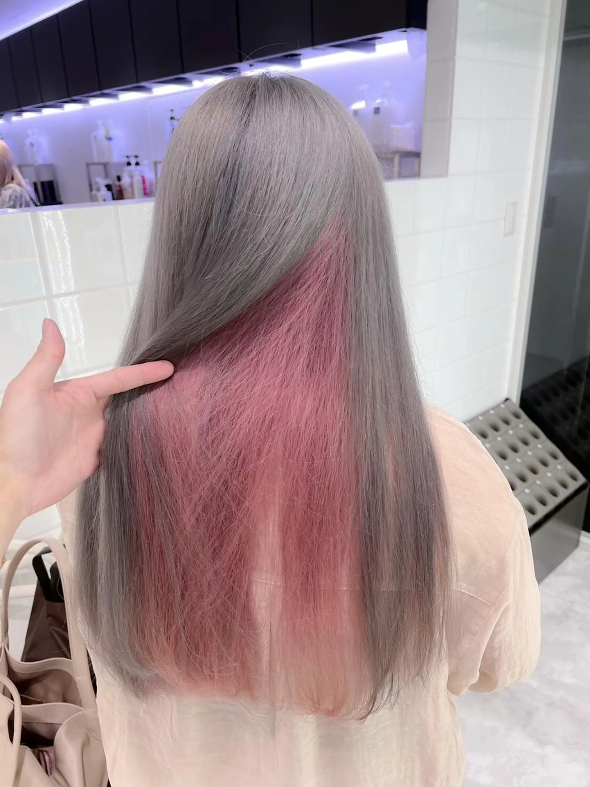 カラー ハイトーンブロンド 横浜💞ミオのヘアスタイル