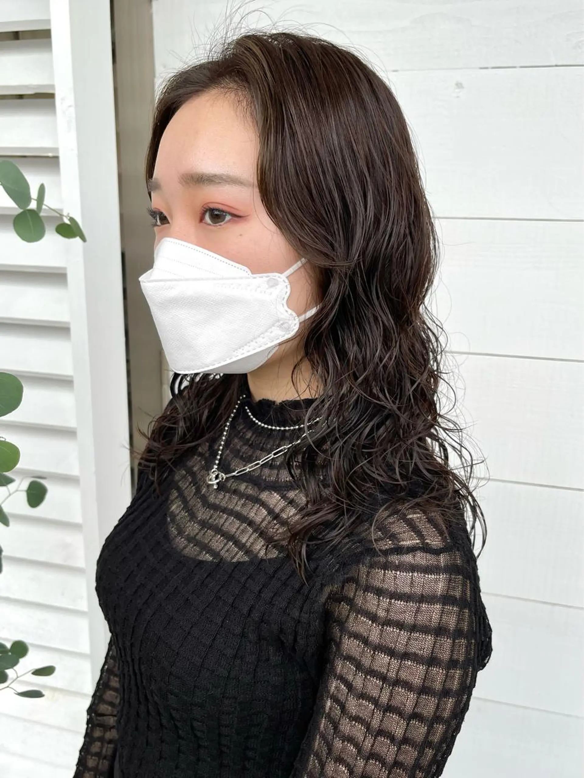 セミロング パーマ セミロングパーマ ウルフカット カット パーマ トリートメント －SARRY－ YUKIのヘアスタイル