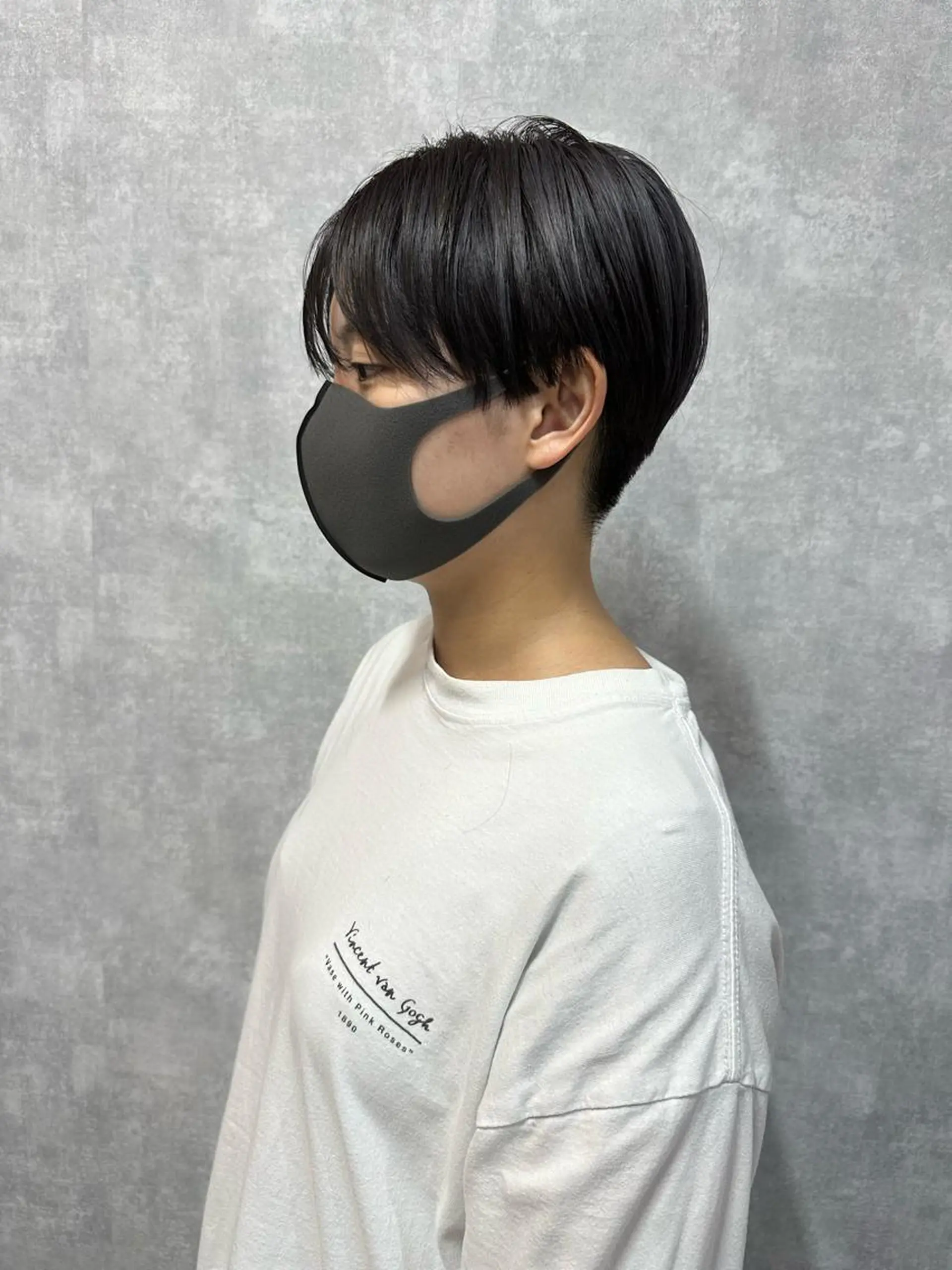 ショート 切りっぱなしボブ ショートボブ ハンサムショート 丸みショート アッシュ C’LD hair  produce /シールドヘア所属・モテ髪/ボブ/ショー ト/アダチフウトのヘアスタイル