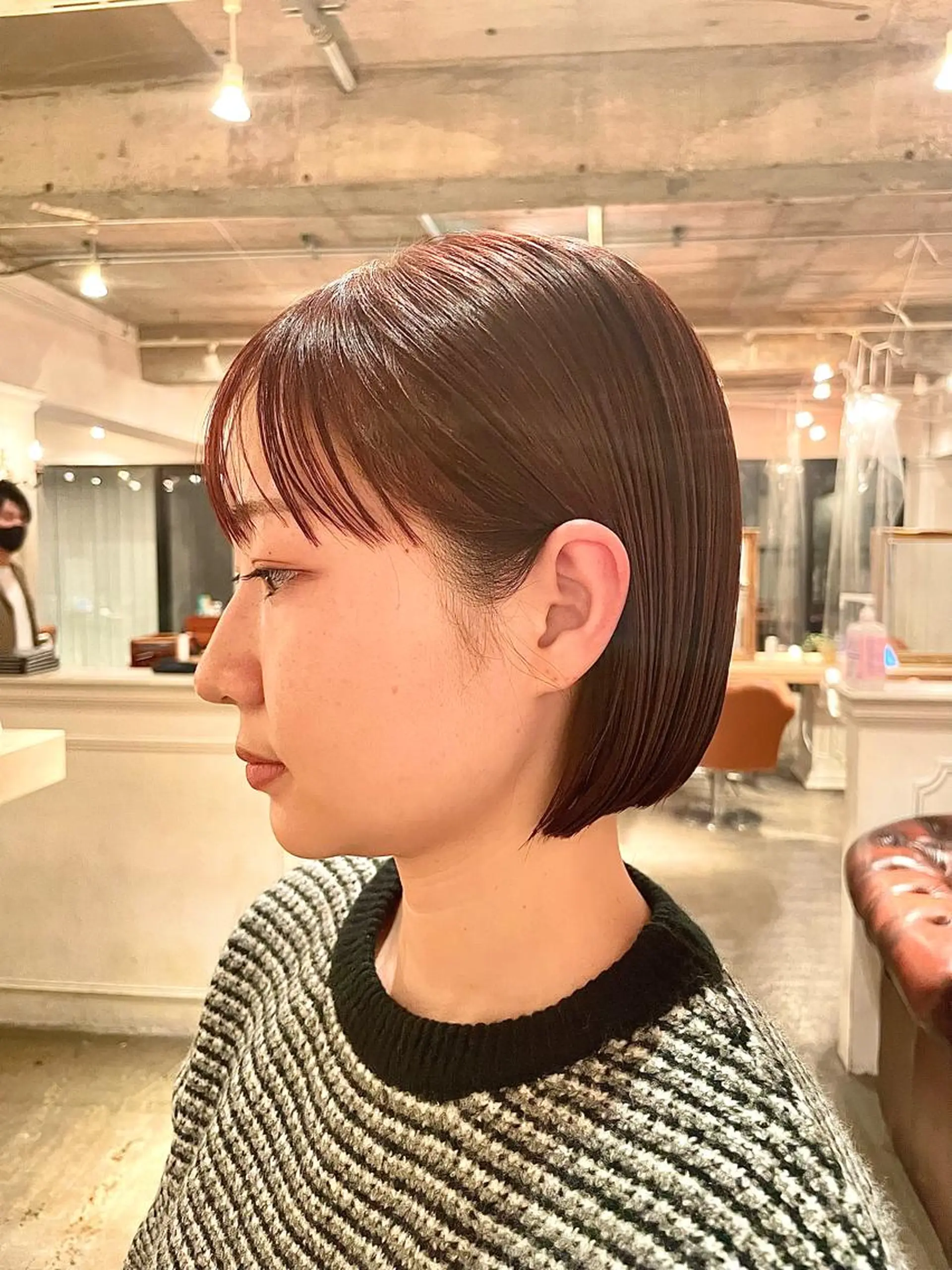 ショート カラー カット ヘアカラー トリートメント ボブ/レイヤー 山川廉弥のヘアスタイル