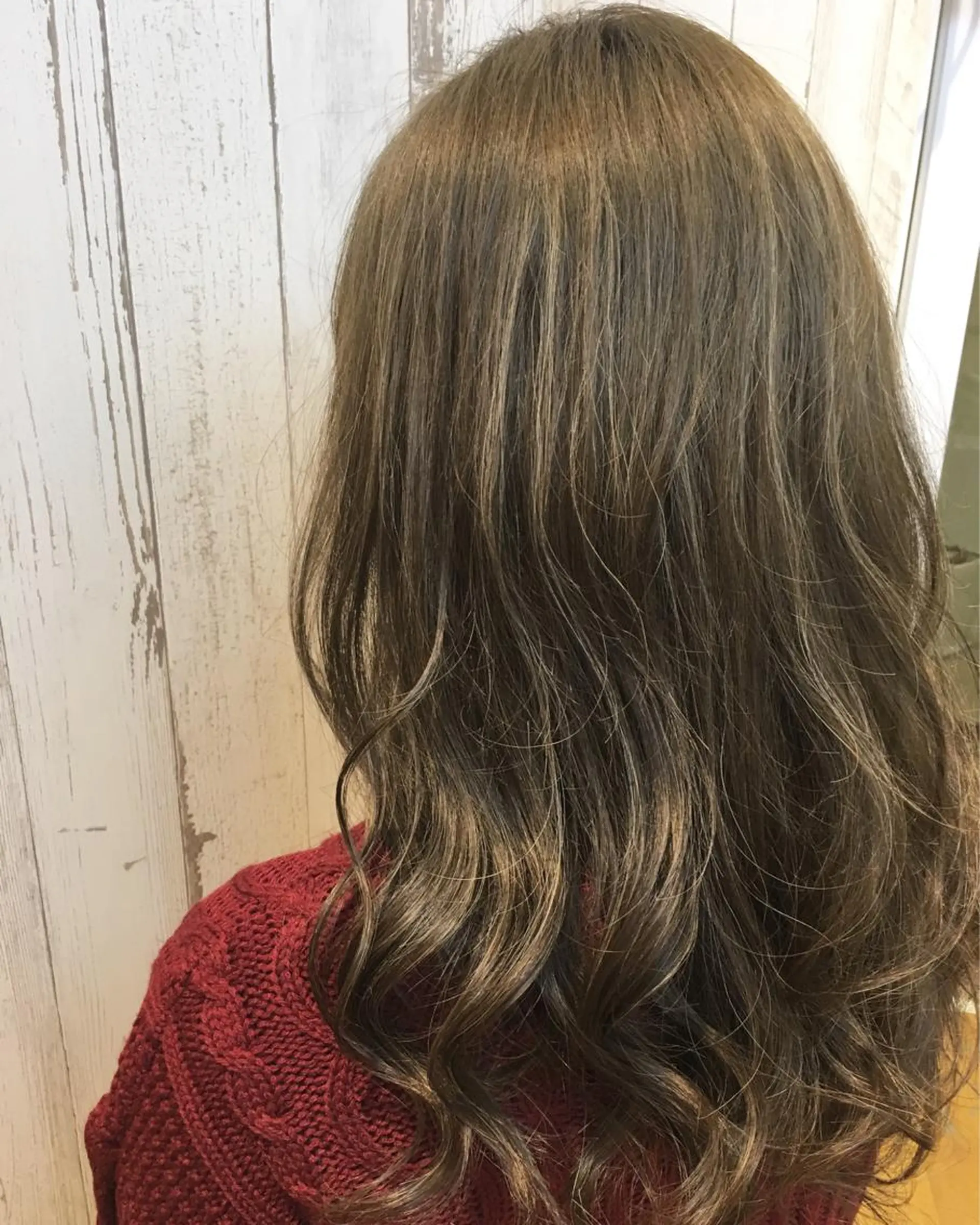 ロング カラー ハイライトカラー ハイライト ヘアカラー 松田 和樹のヘアスタイル