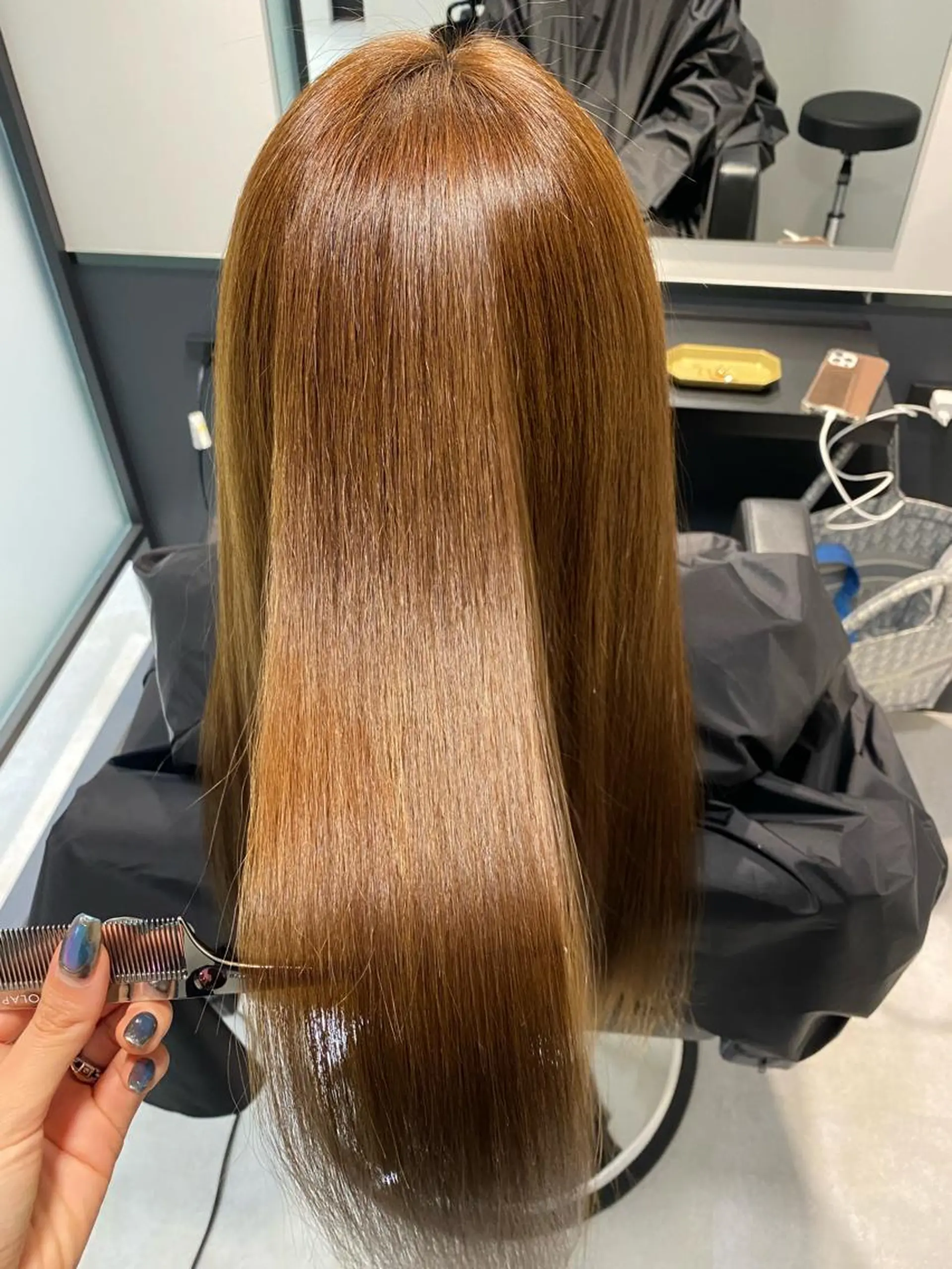 ロング カラー パーマ 美髪クリエイター マリアのヘアスタイル