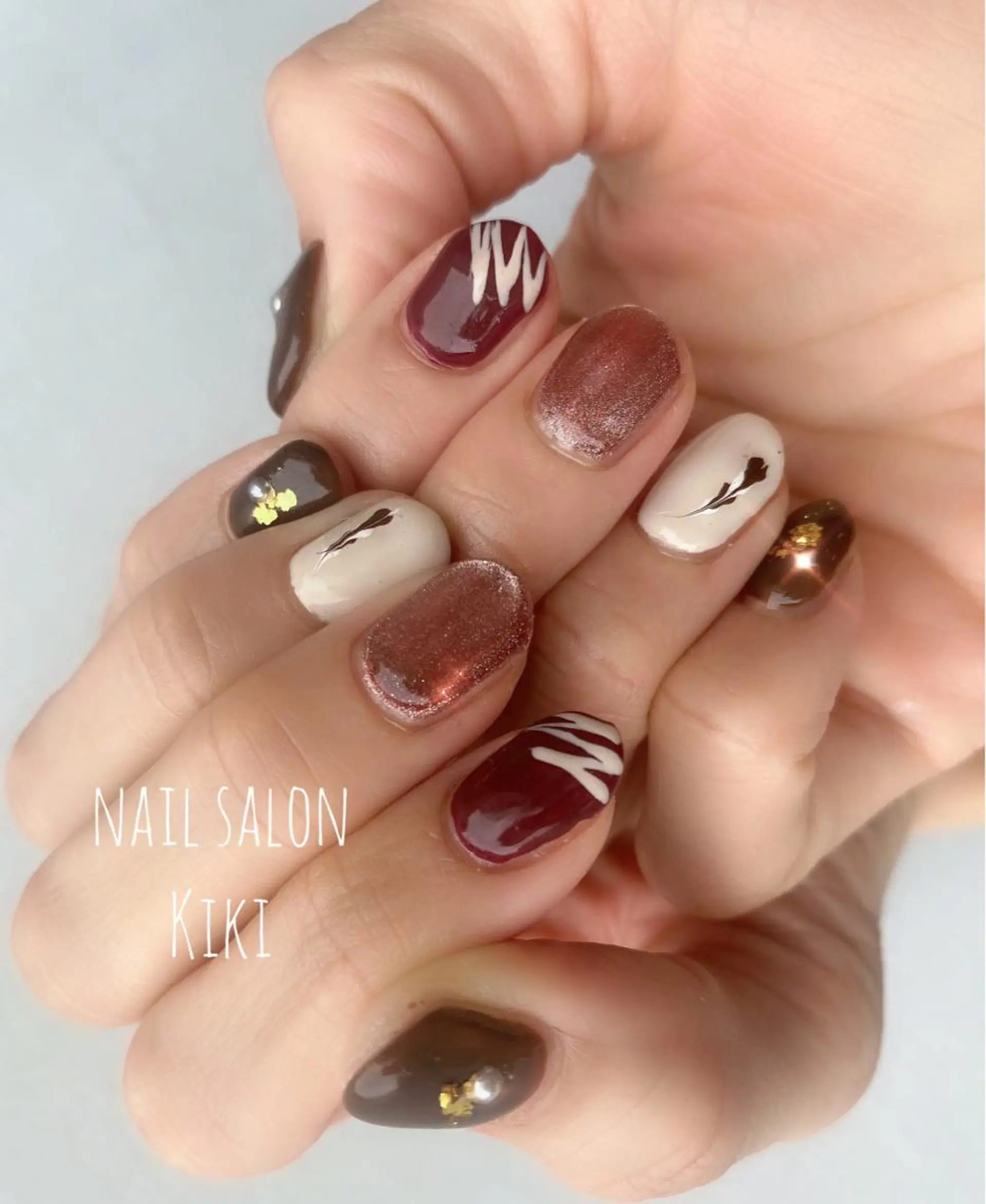 ネイル バレンタイン Kobayashi Meikoのネイルデザイン