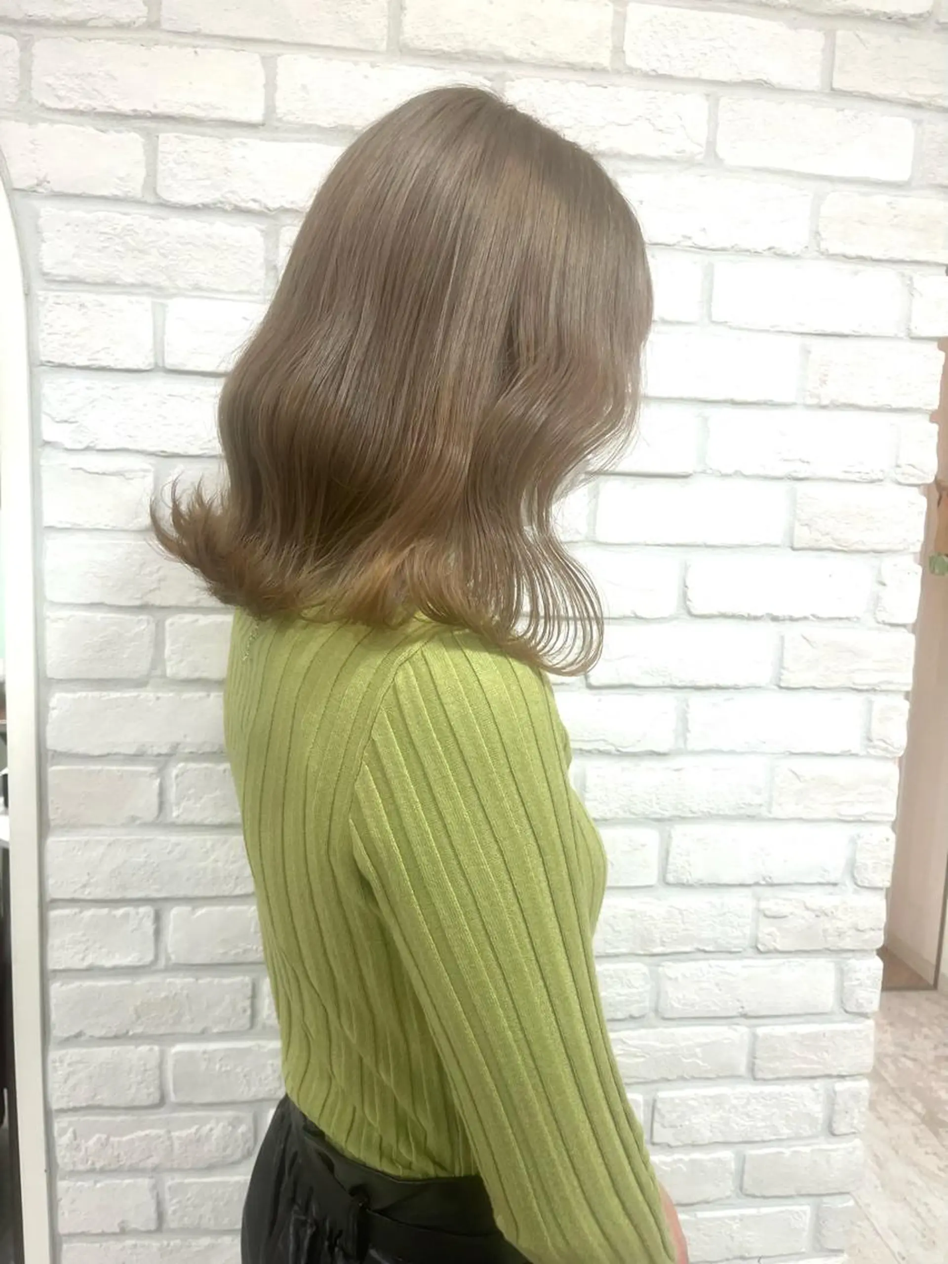 セミロング カラー ヘアアレンジ ブリーチなし/ レイヤー🌿runaのヘアスタイル