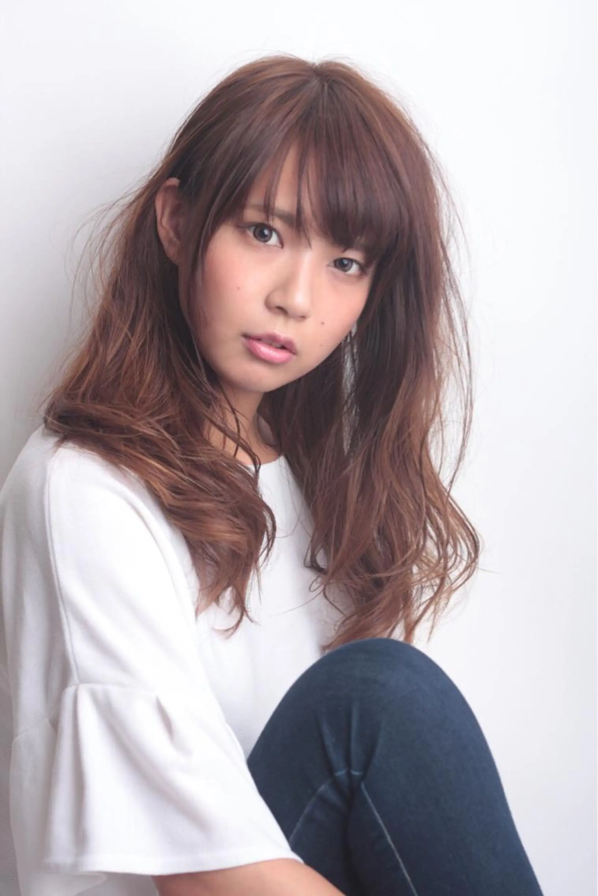 ロング カラー RESBORN所属・長岡 大偉のヘアスタイル