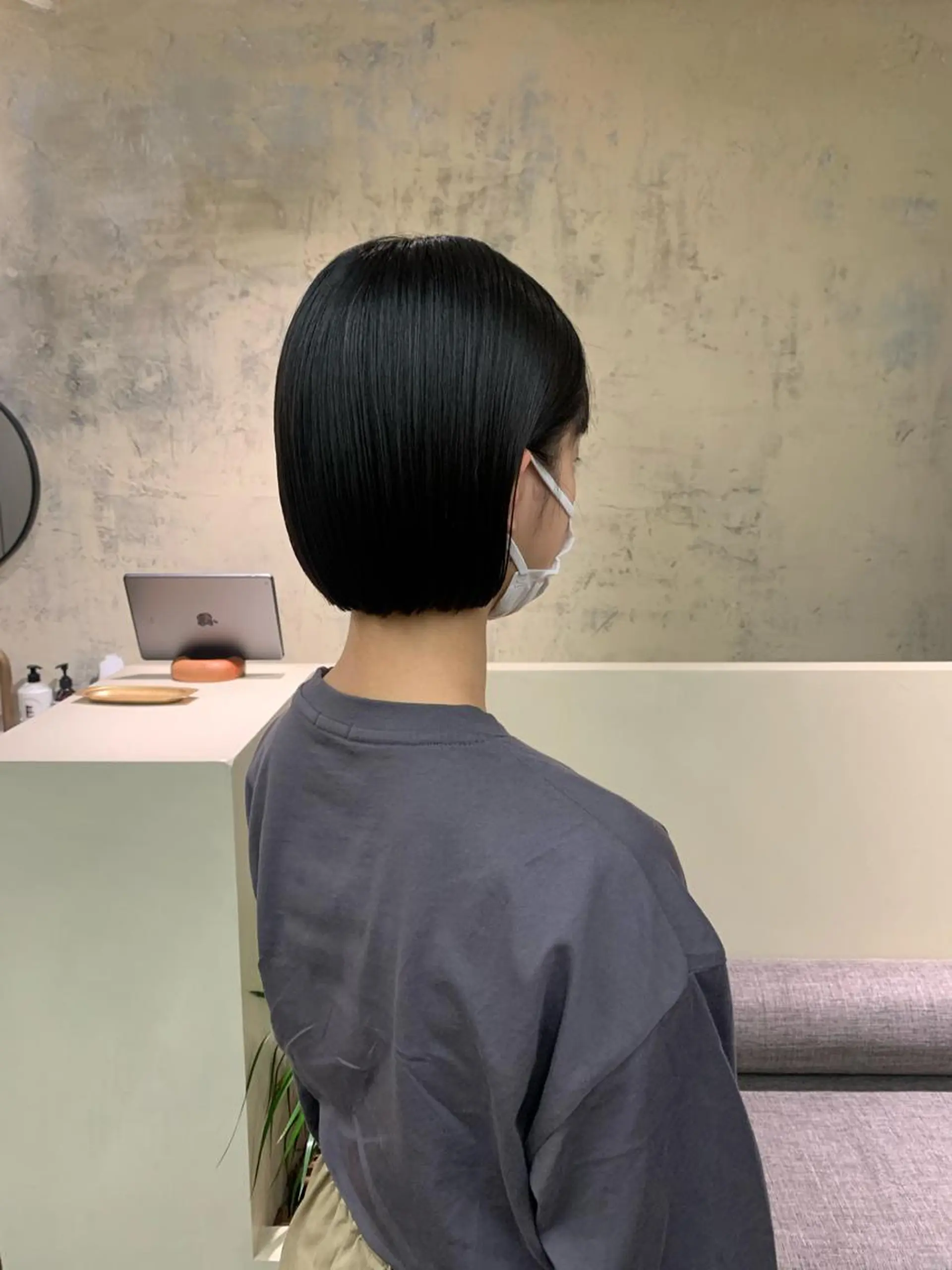 ショート 切りっぱなしボブ ボブ yupi🐈‍⬛ レイヤー/パーマのヘアスタイル