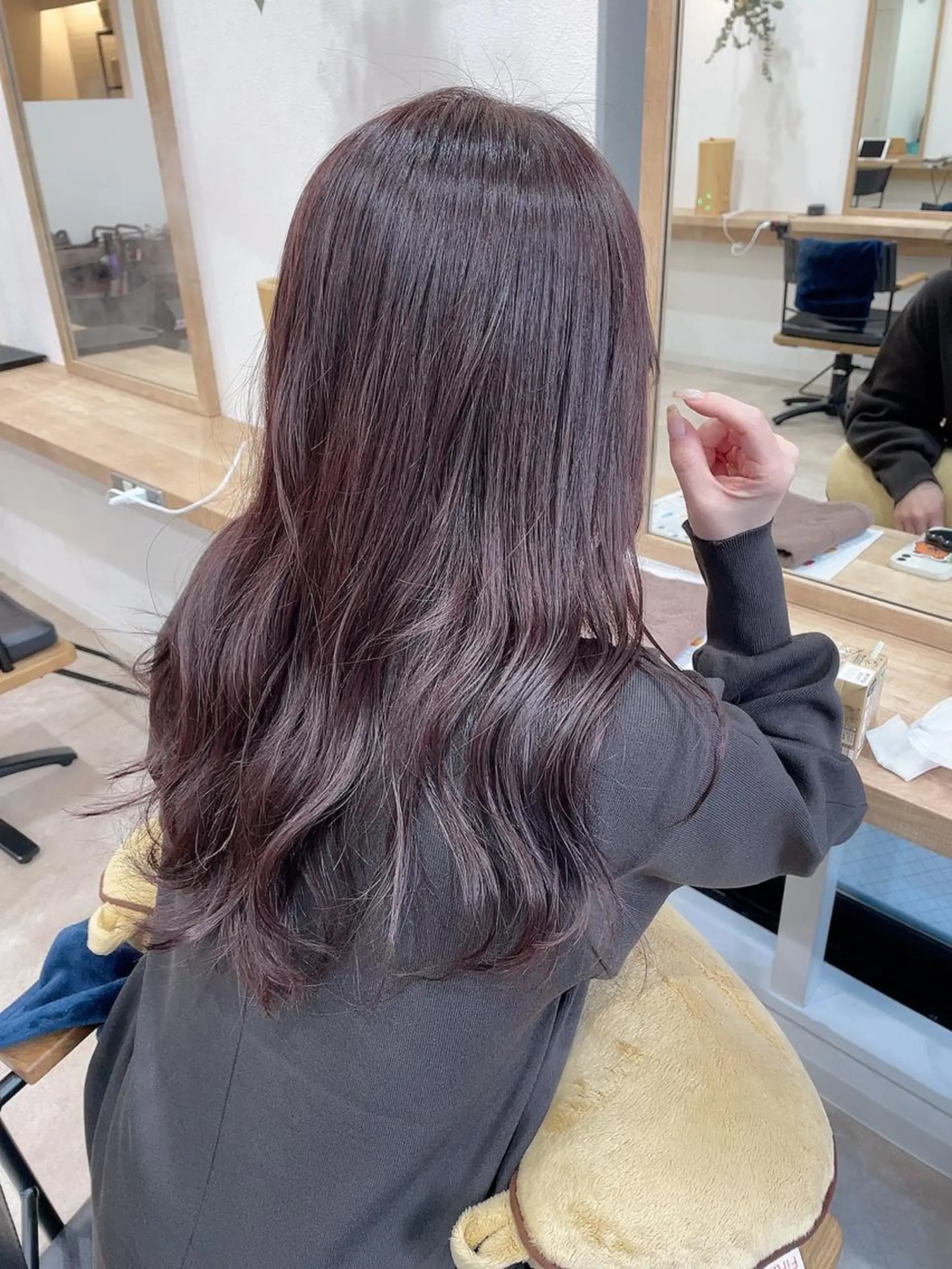 ロング 髪質改善 ヘアカラー トリートメント MR.GOODMORNING所属・天野 優美のヘアスタイル