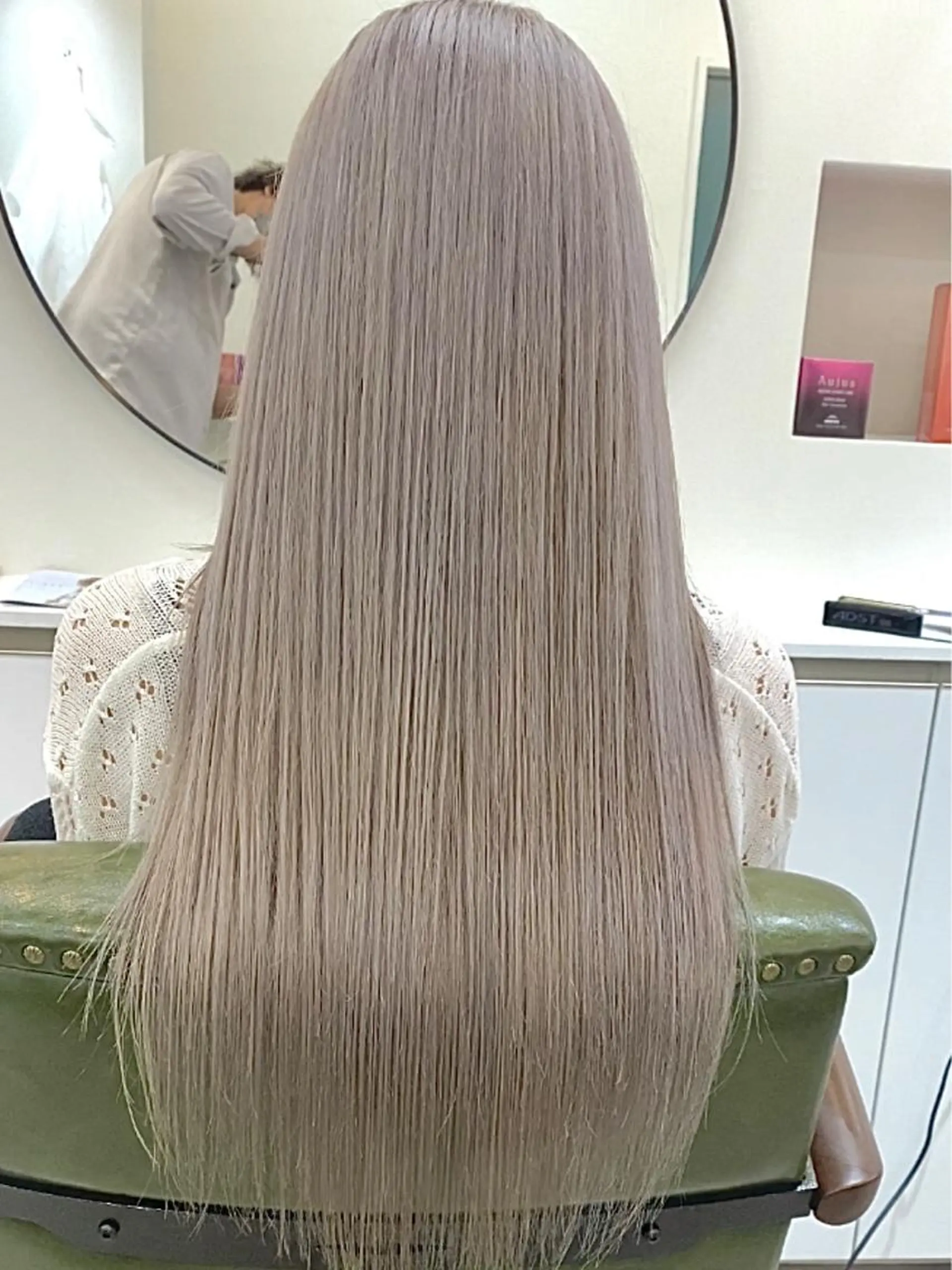 ロング カラー シルバー ヘアカラー トリートメント ヘアセット 💘カラー特化美容師 尾崎拓己のヘアスタイル