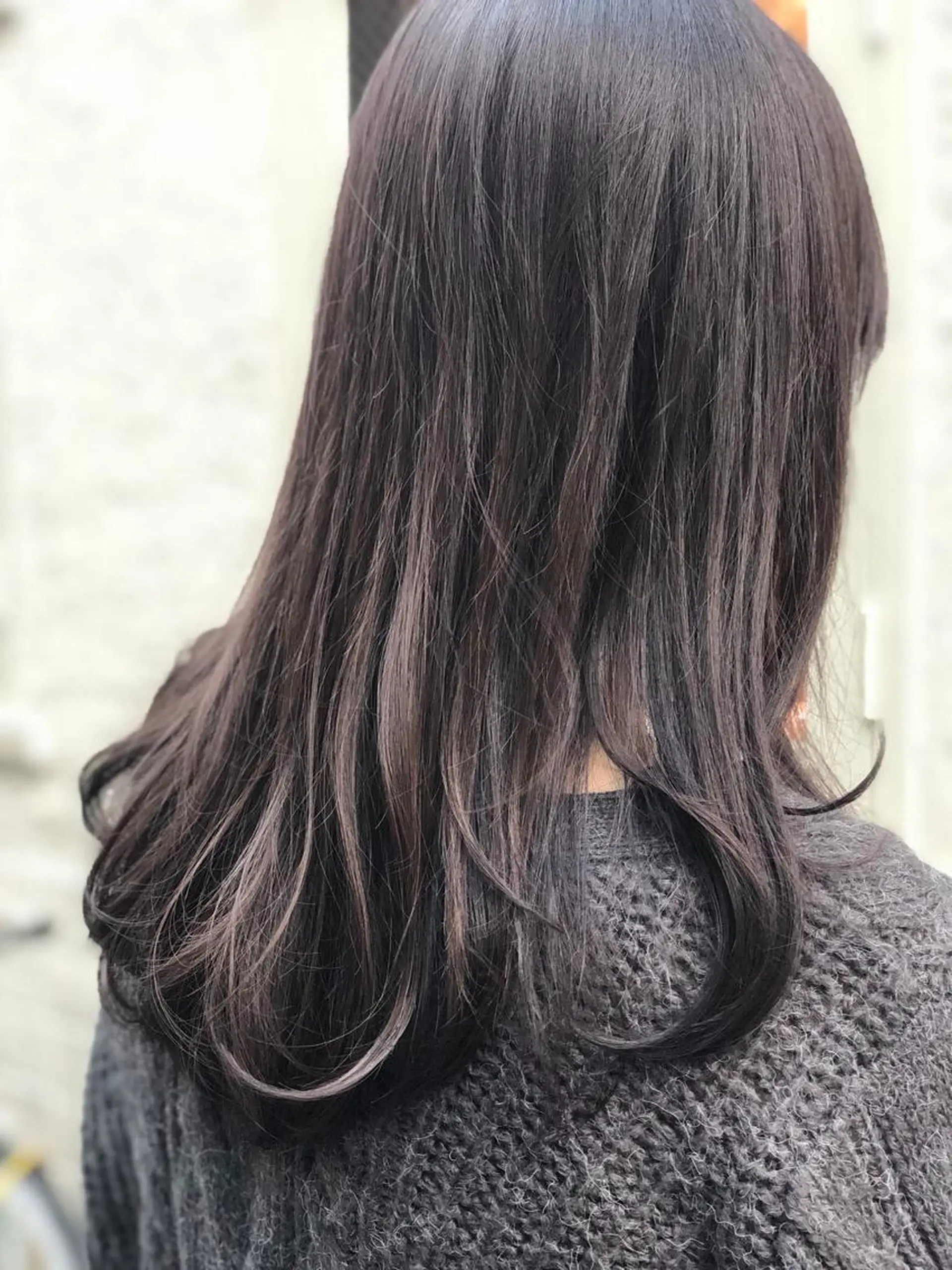 ミディアム カラー カット ヘアカラー トリートメント 渡辺 加菜子のヘアスタイル