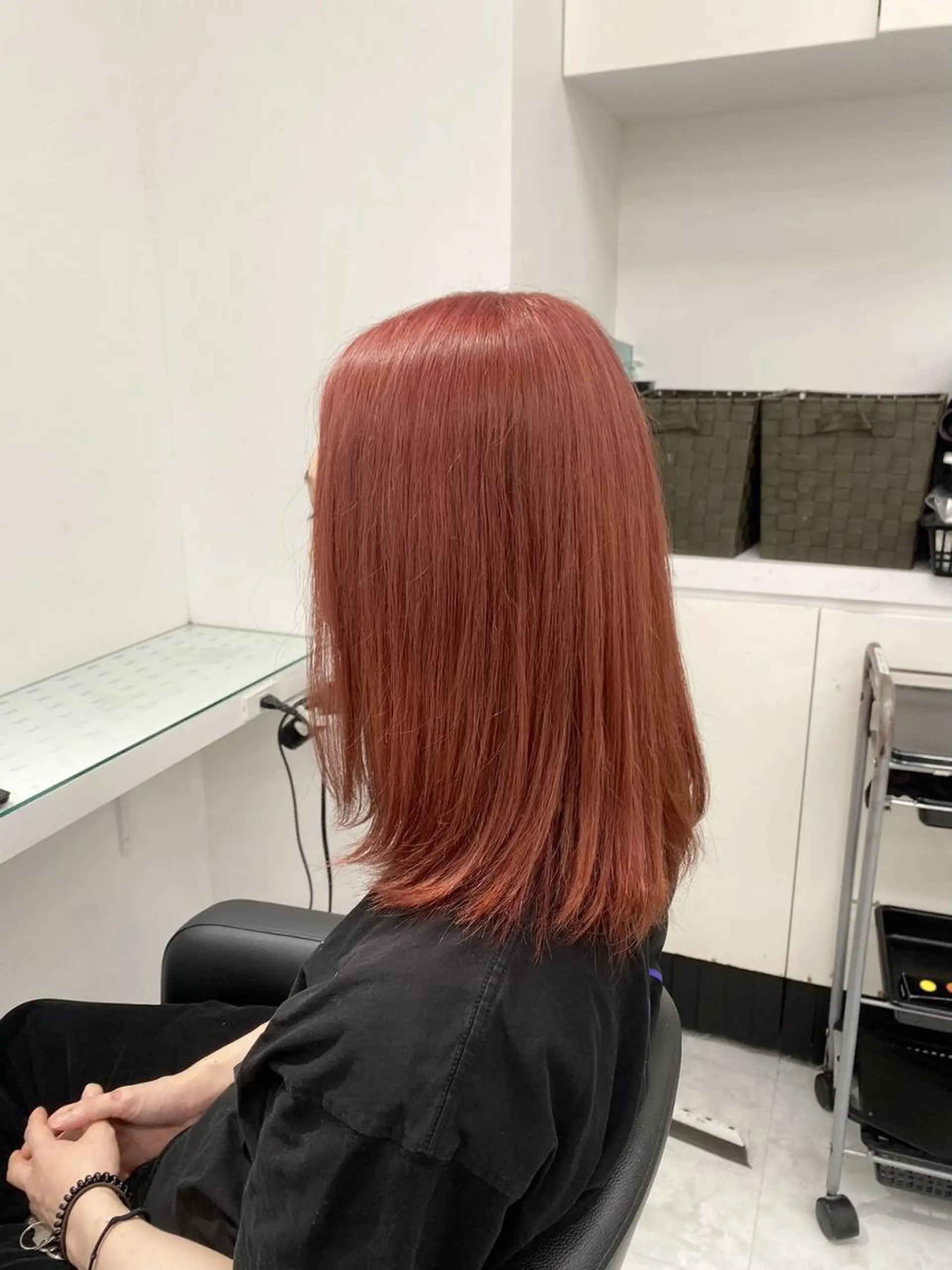 カラー 盛れる韓国RED🥀 sayakaのヘアスタイル