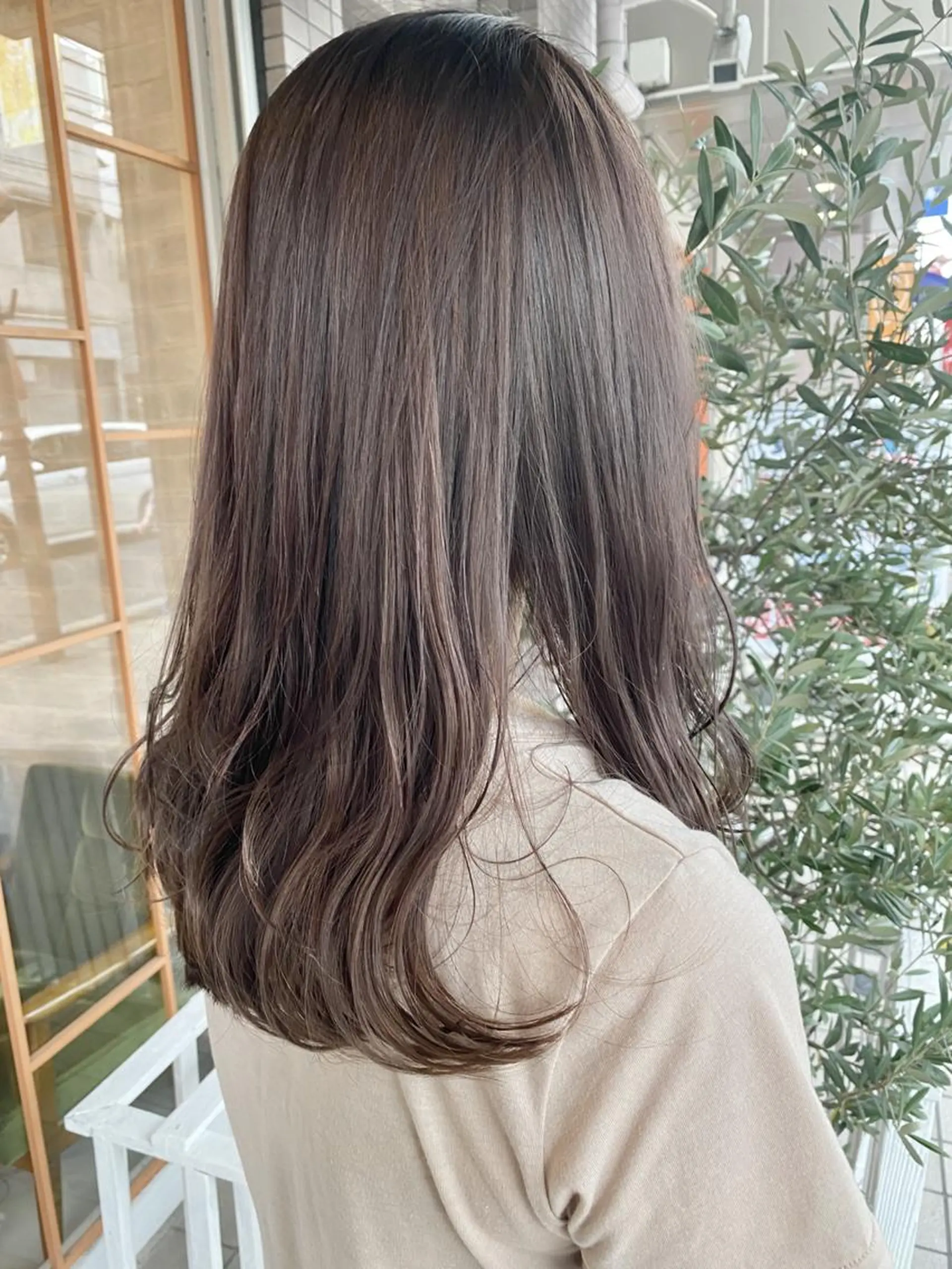 ロング カラー パーマ ヘアアレンジ ブリーチ 透明感カラー ハイライトカラー ボブ くせ毛 増子 幹樹のヘアスタイル