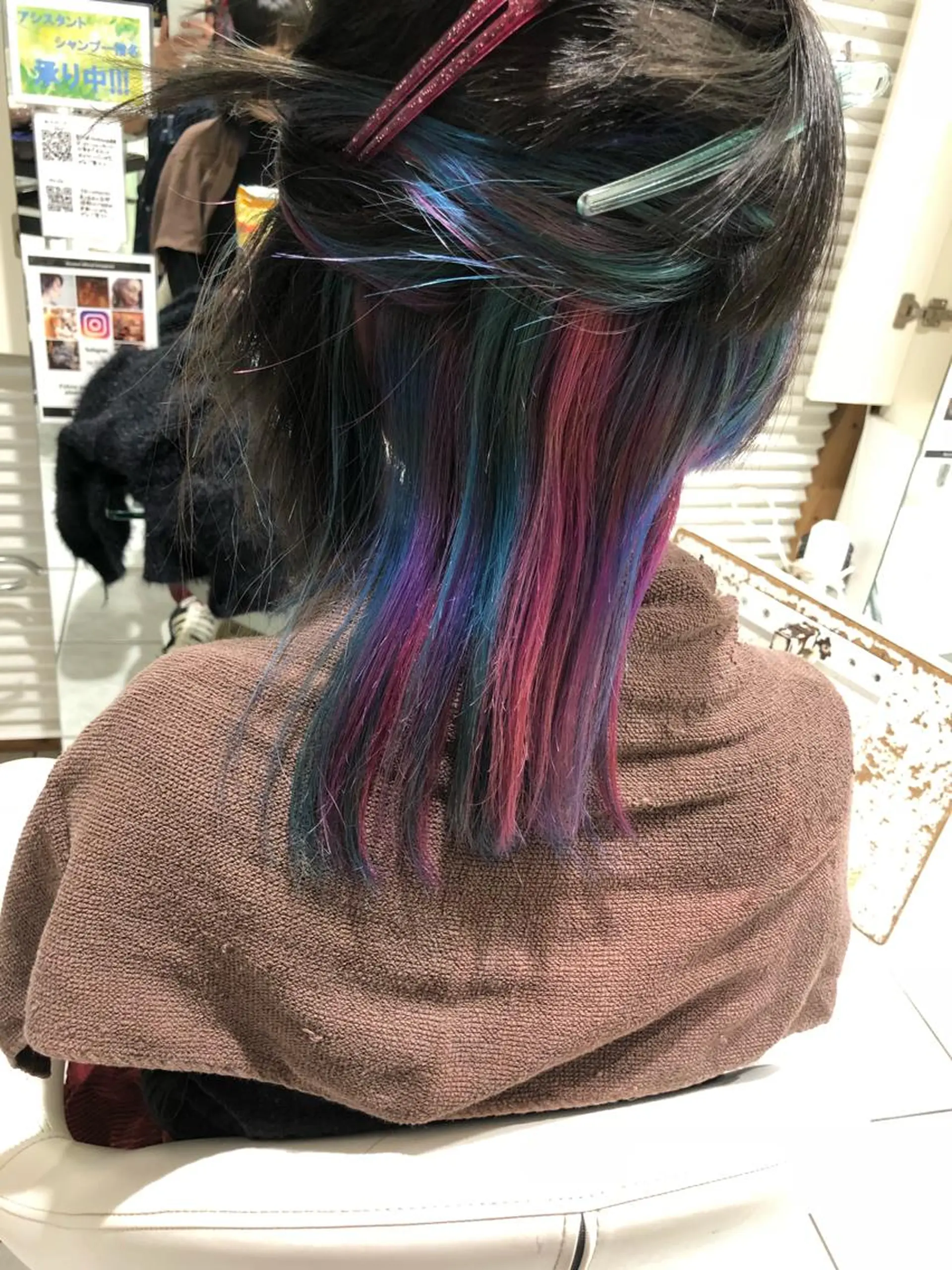 セミロング カラー ブリーチ クーポン お試し価格有り！のヘアスタイル