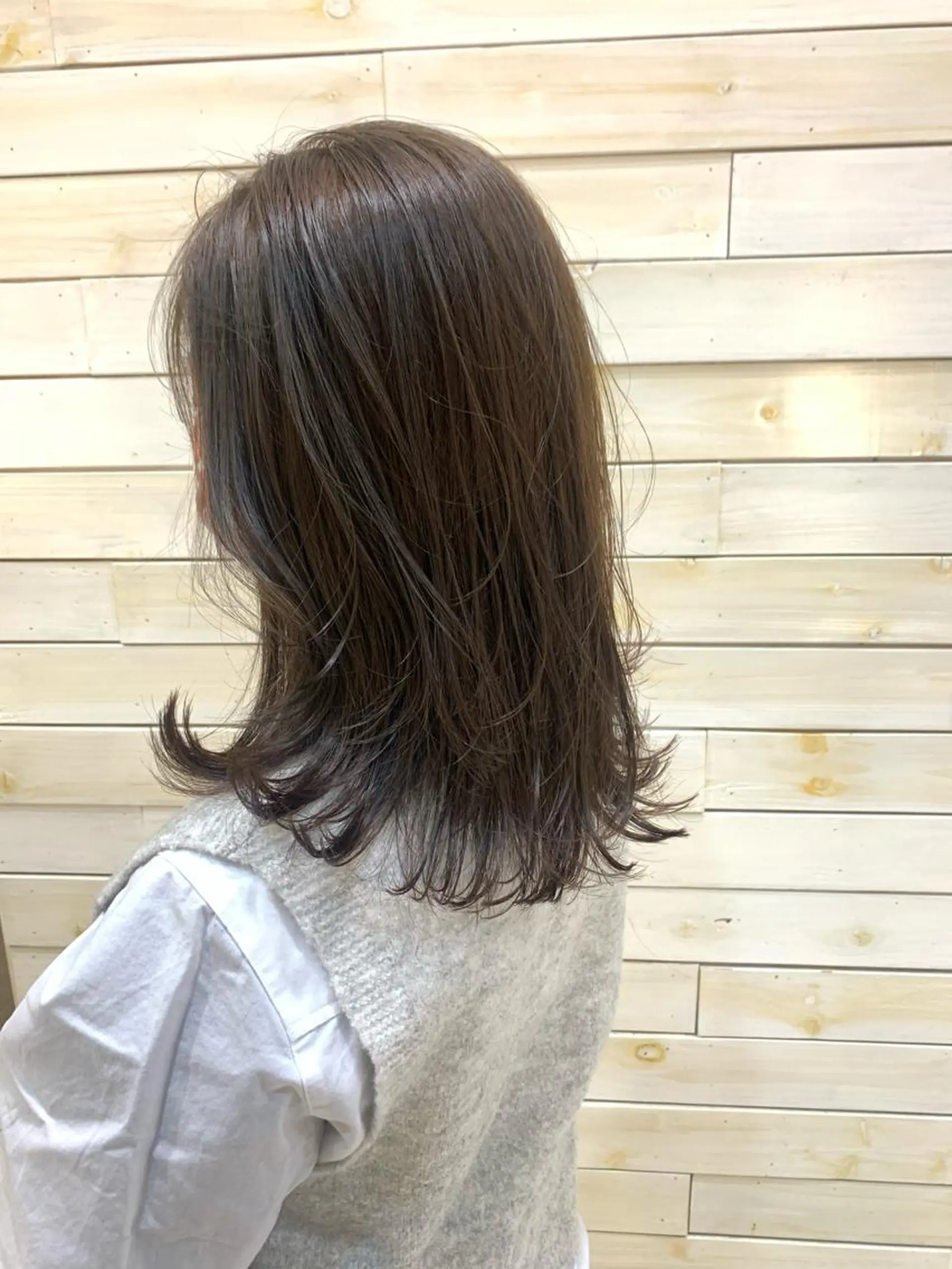 カラー カット ヘアカラー 黒田瀬奈/ボブ まろやかベージュのヘアスタイル