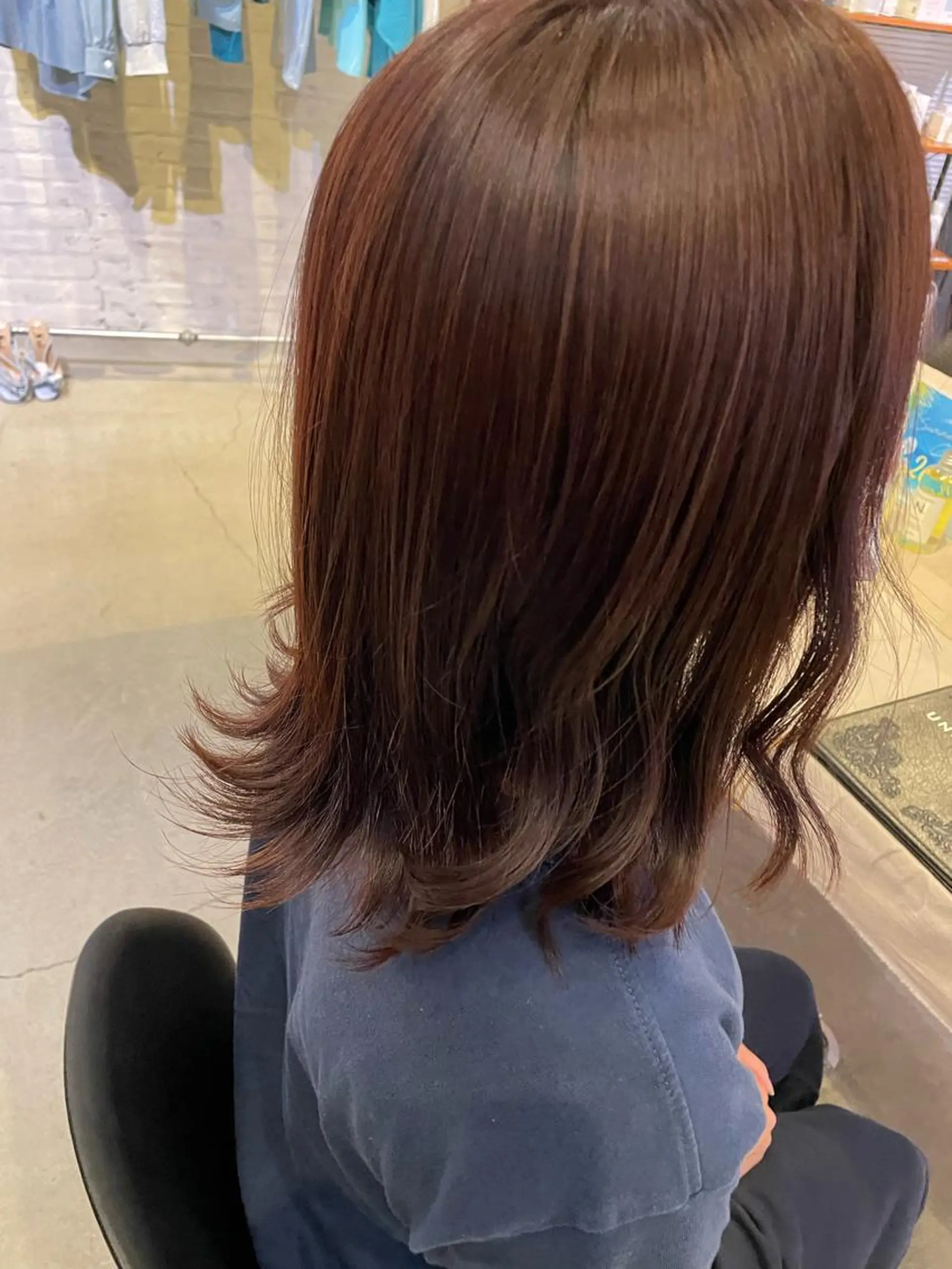 カラー テラダ ユウシンのヘアスタイル