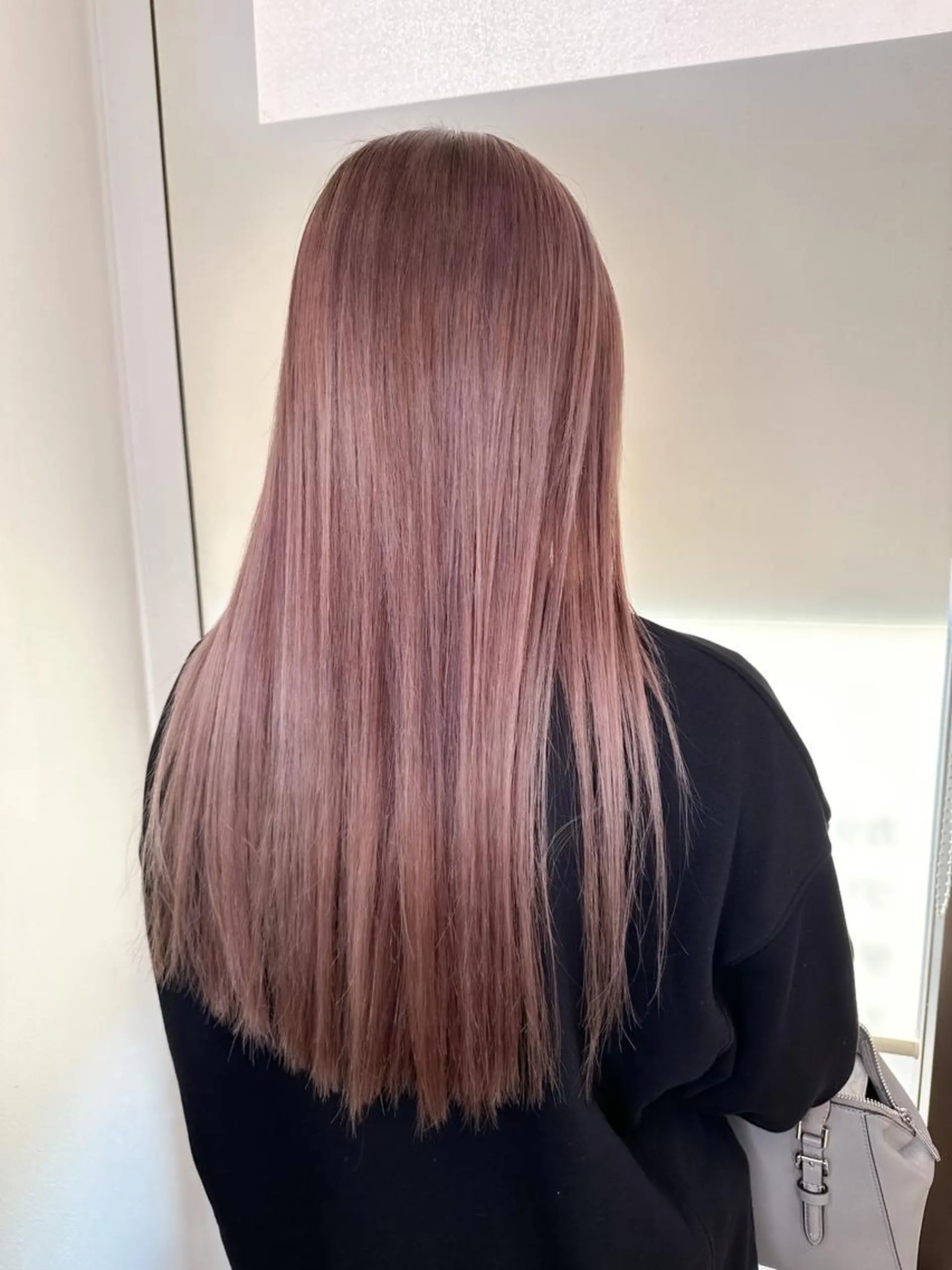 ロング カラー ピンクカラー カット ヘアカラー トリートメント peg.hair所属・ブリーチカラー🫧 森　凪沙のヘアスタイル