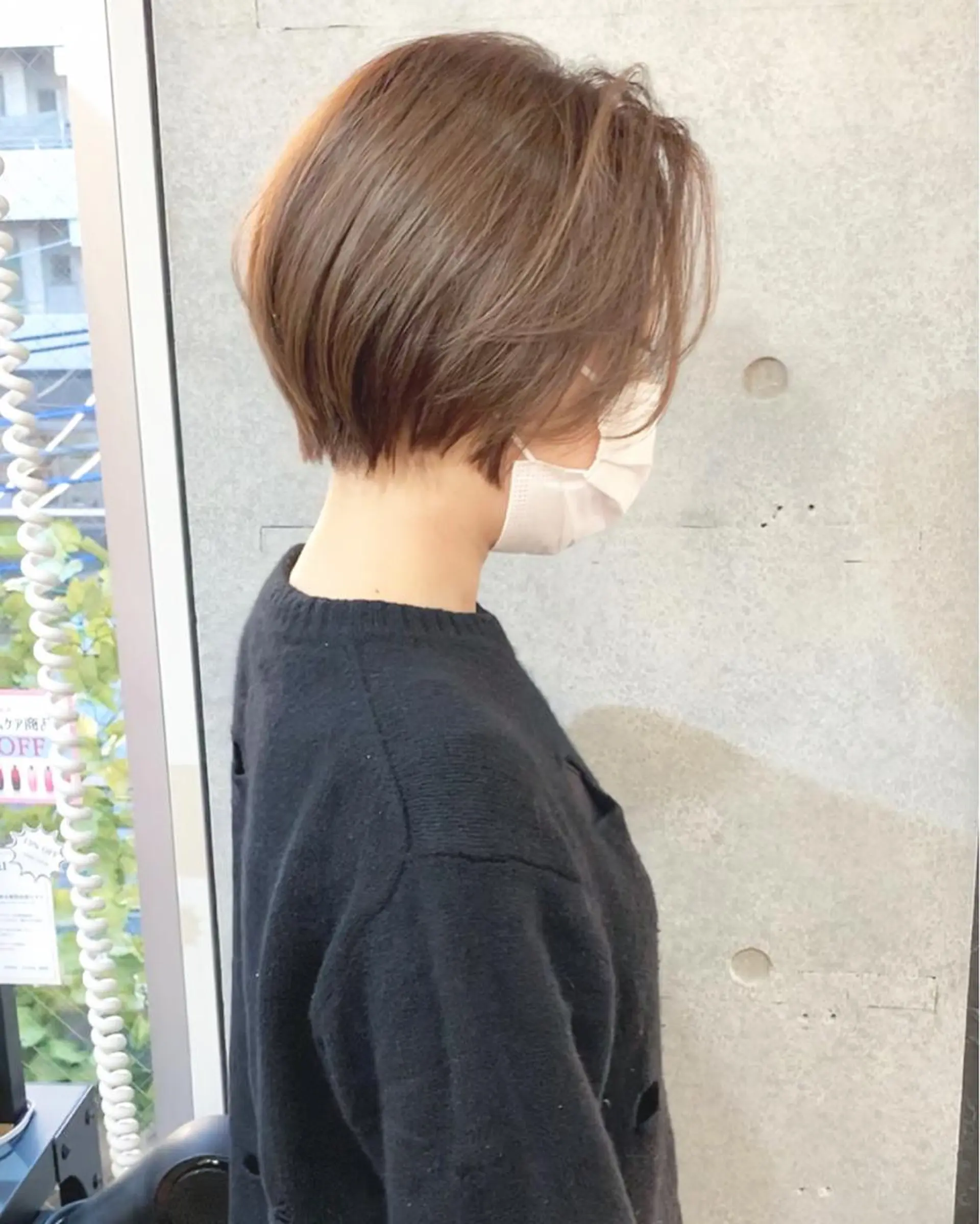 ショート レイヤー/顔周り 田山　穂波のヘアスタイル