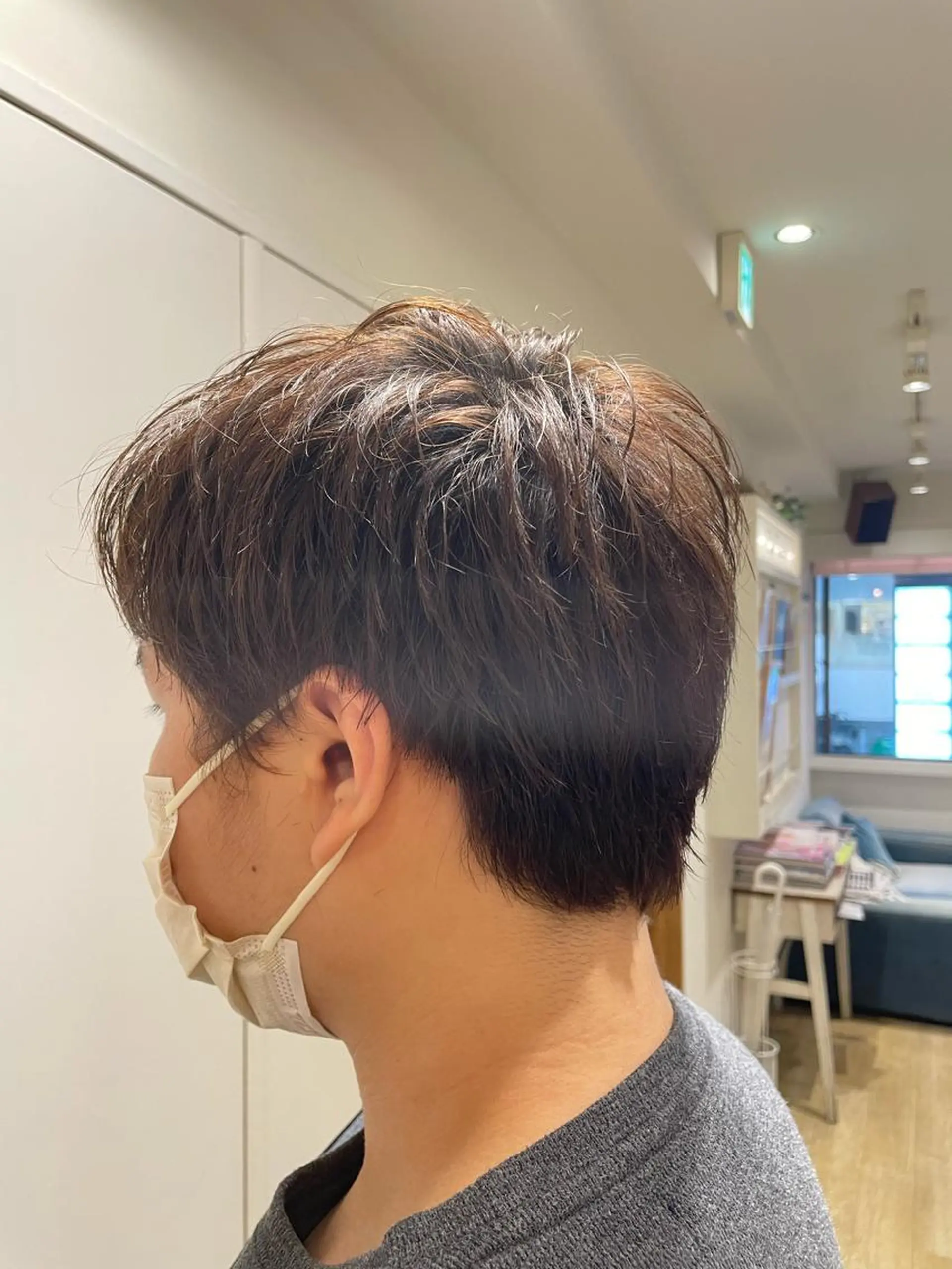 ショート カラー パーマ ヘアアレンジ メンズ キッズ ネイル マツエク・マツパ アイブロウ メンズバレイヤージュ メンズブリーチ メンズハイライト メンズインナーカラー バレイヤージュ 新宿　副店長 新井彩斗のヘアスタイル
