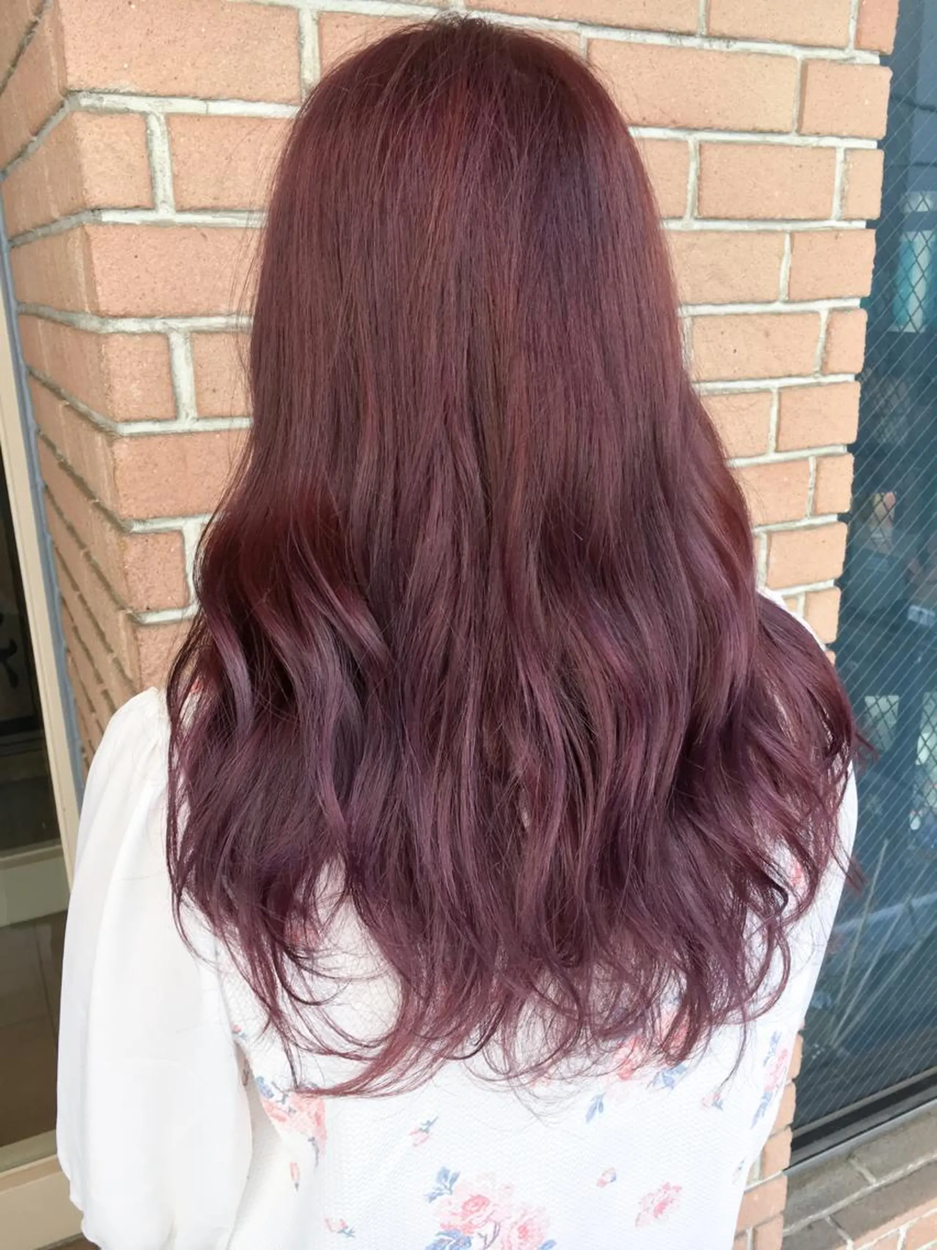 ロング カラー ダブルカラー ラベンダーカラー ピンクカラー ピンクラベンダー 北條 優輝のヘアスタイル