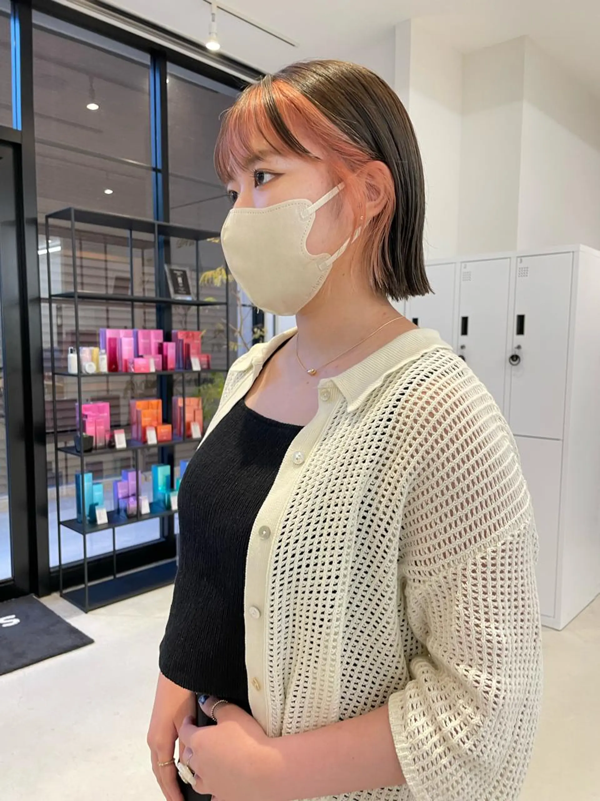 ショート カラー GO TODAY SHAiRE SALON 梅田NU茶屋町店所属・今村彩巴 ボブ/ストレートのヘアスタイル