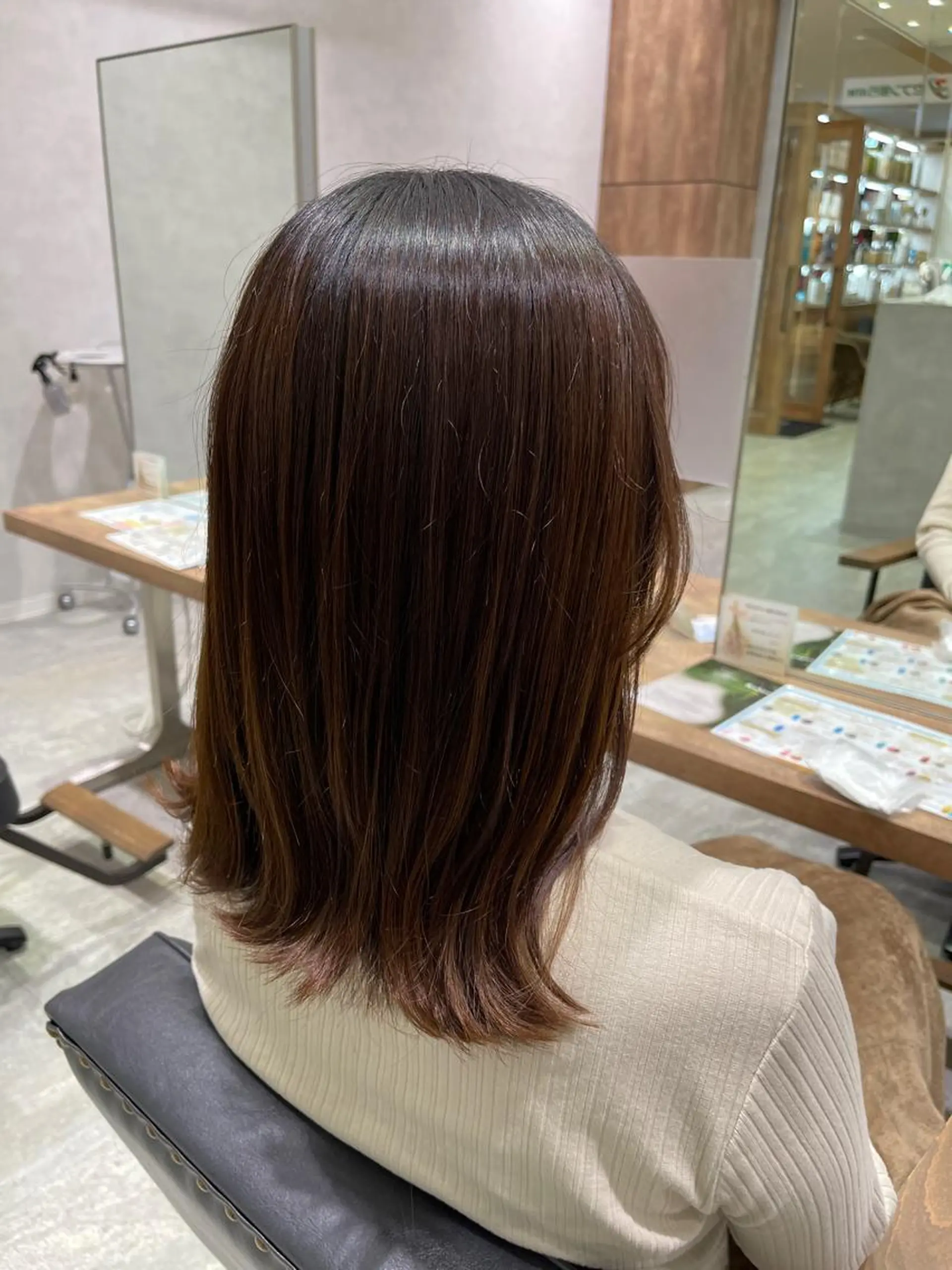 ミディアム カット ヘアカラー AVANCE.セブンパーク天美松原店所属・髪質改善/レイヤー ✨平沼佑麻✨のヘアスタイル