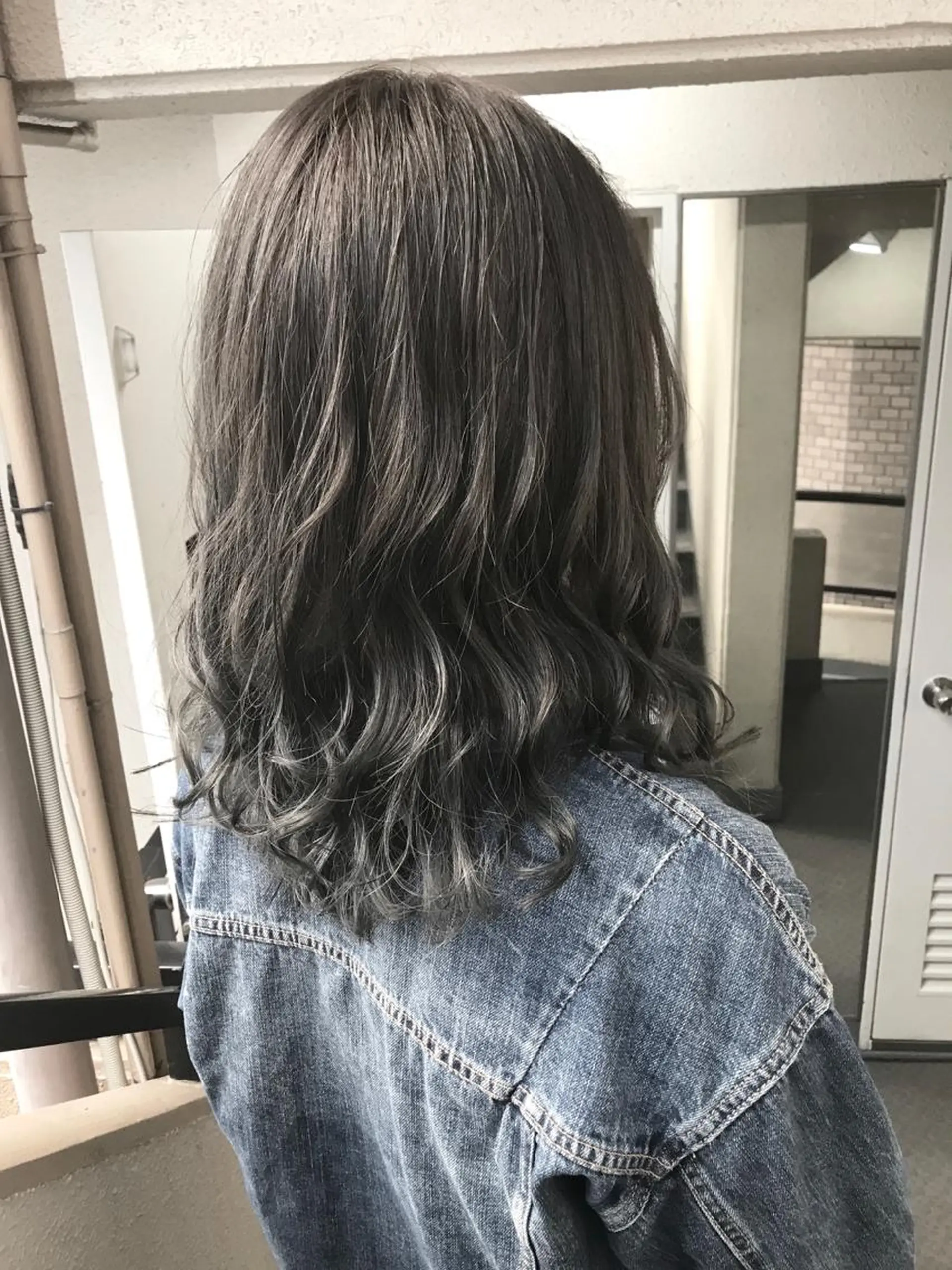 ミディアム カラー グレージュ カット ヘアカラー トリートメント 💎髪質改善💎 デザイナーshinのヘアスタイル