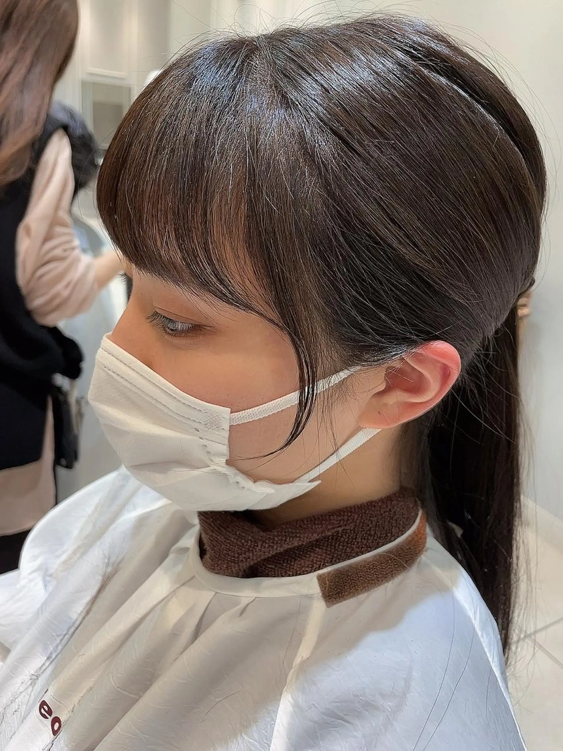 ロング カラー アッシュ 🦖鶴岡香純🦖 産休中のヘアスタイル