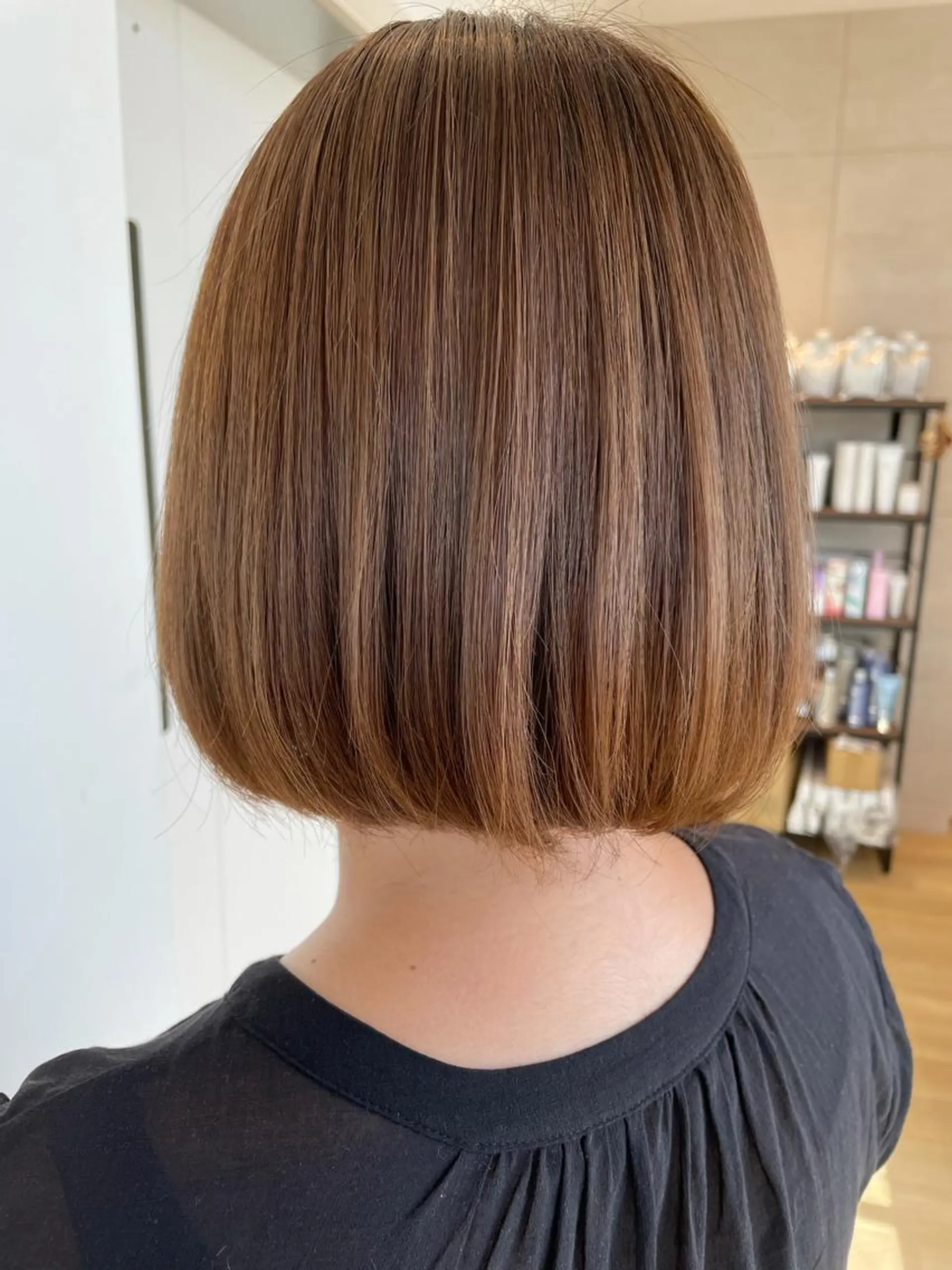 ショート カラー ヘアカラー トリートメント 美髪形成！色素改善！ 秋田　和輝のヘアスタイル
