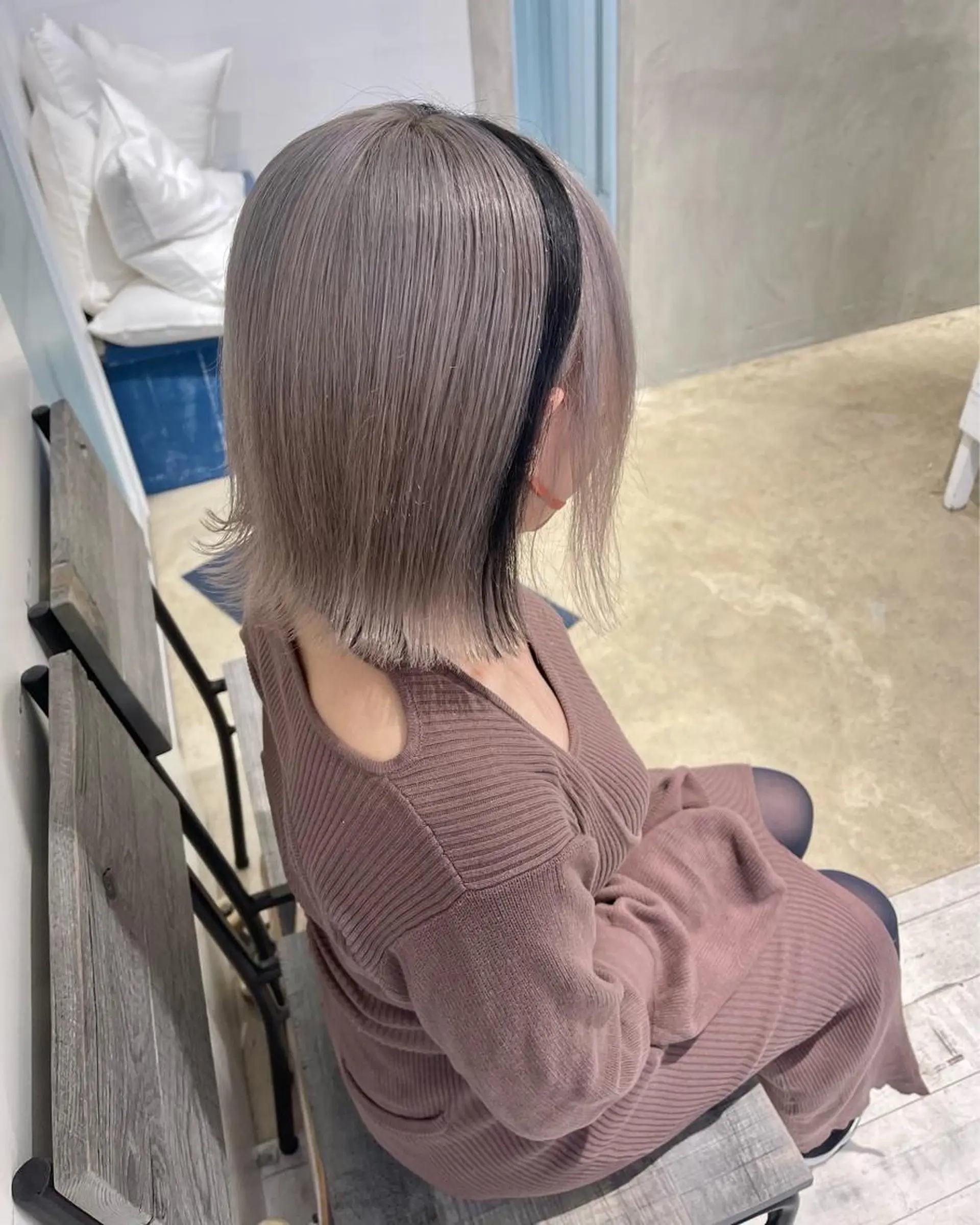 ミディアム カラー ボブ・韓国ヘア特化 美容師💕織茂ひかりのヘアスタイル