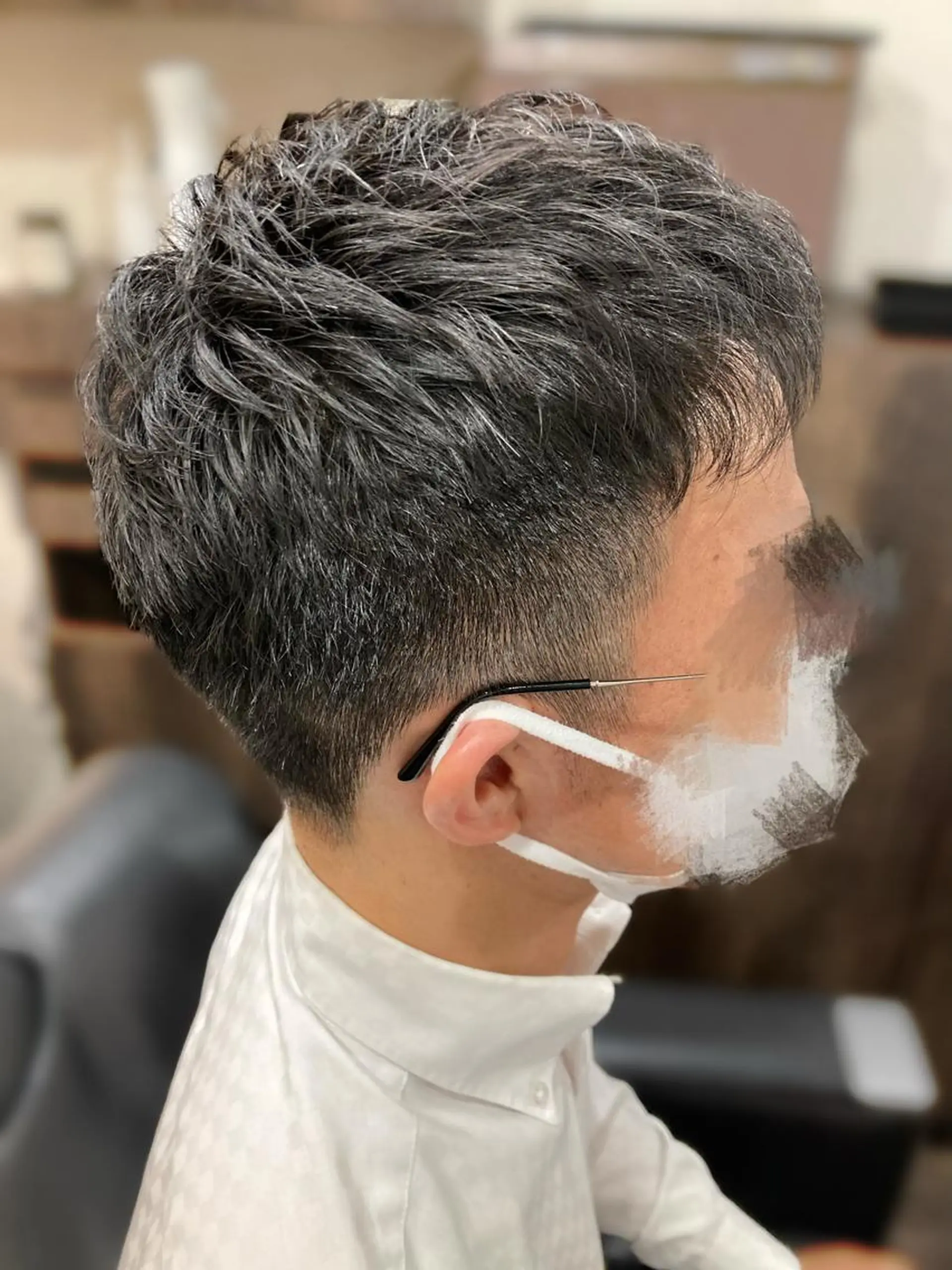 ショート メンズ LAVIE the BARBER所属・徒歩5分ビジネスマン カット👦🏻うしだのヘアスタイル