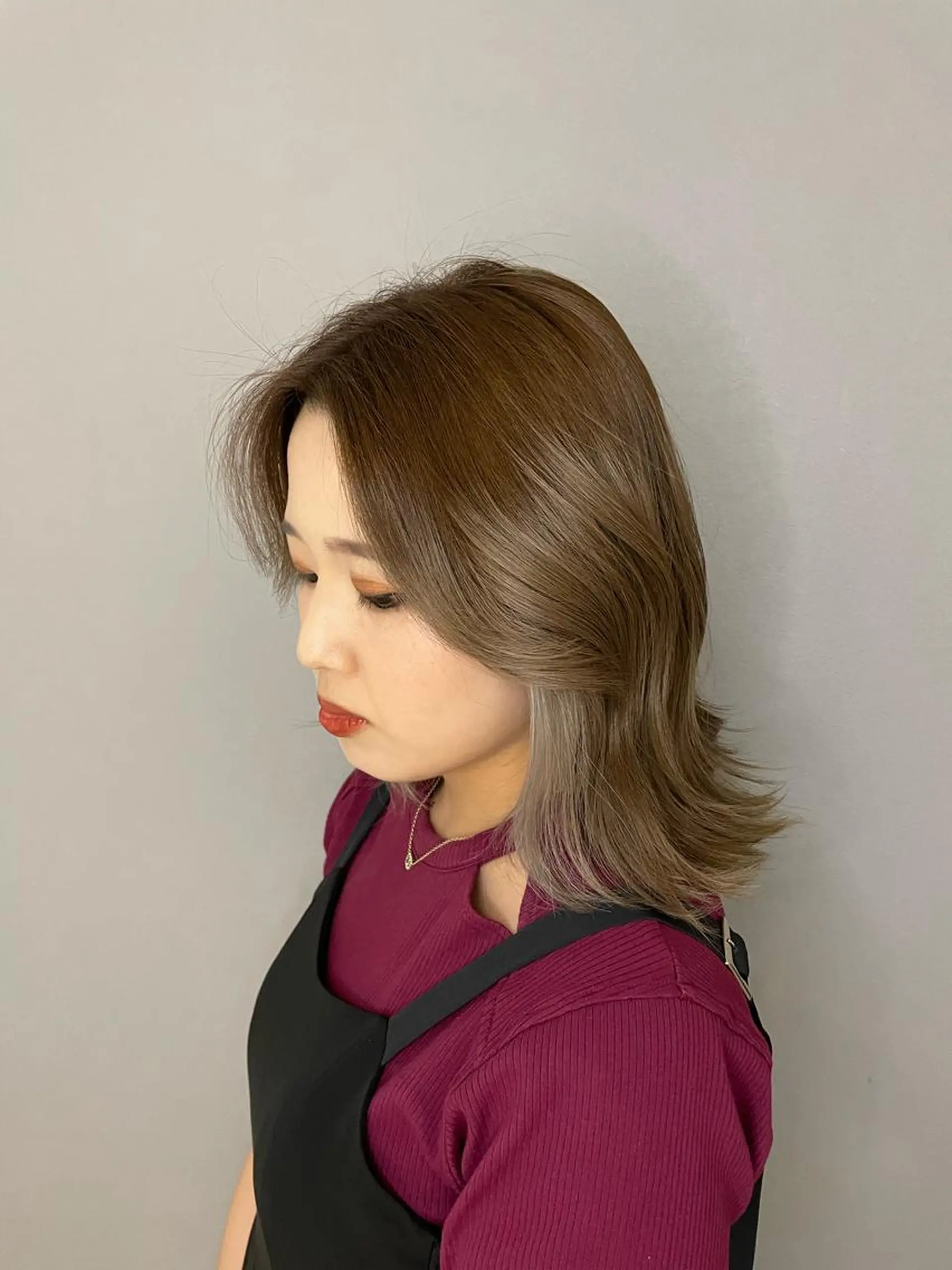 ミディアム ボブ 坂本 理輝のヘアスタイル