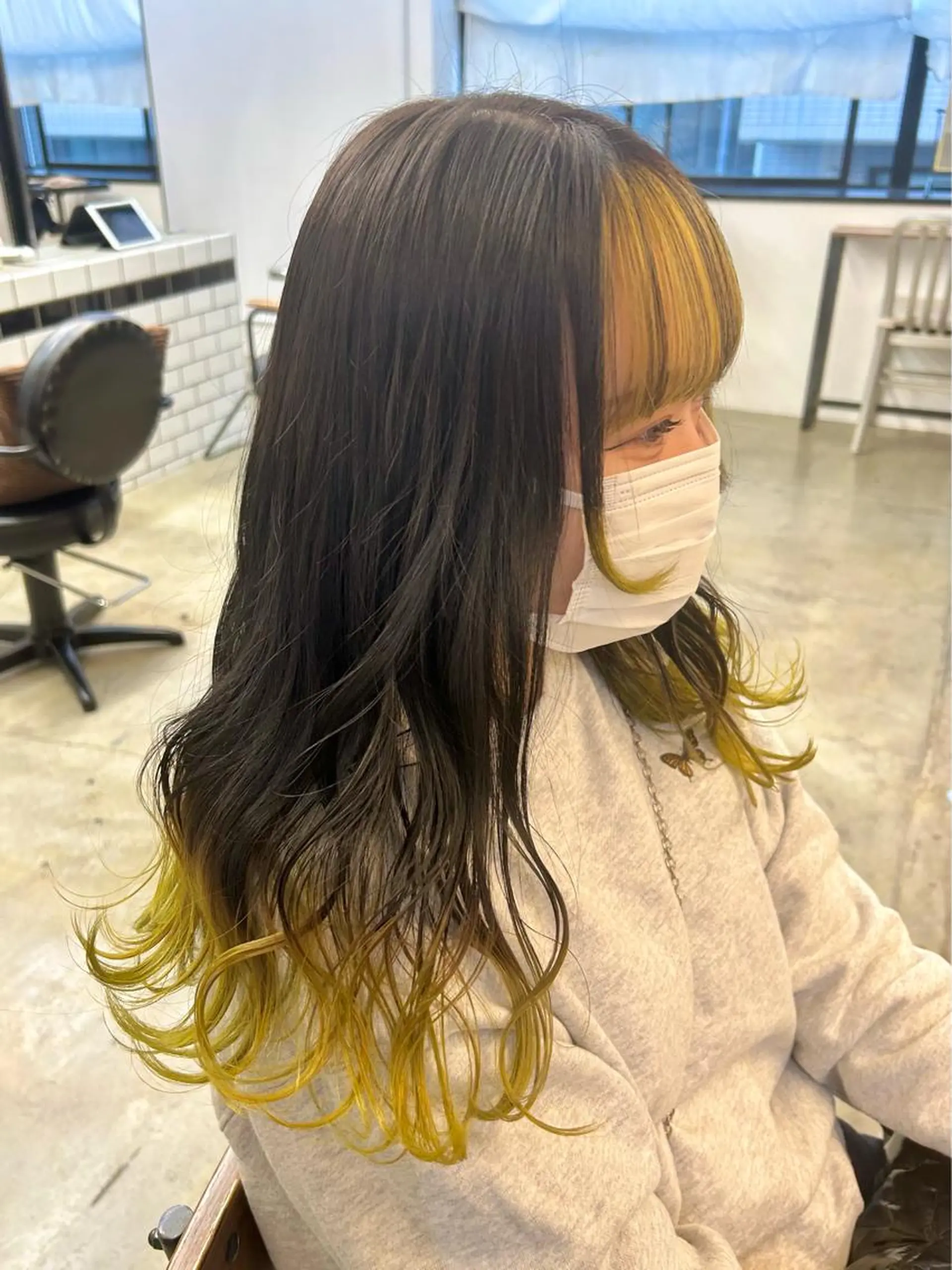 ロング カラー ヘアアレンジ 縮毛矯正 トリートメント 🎀暖色カラー🎀 yurika♡のヘアスタイル