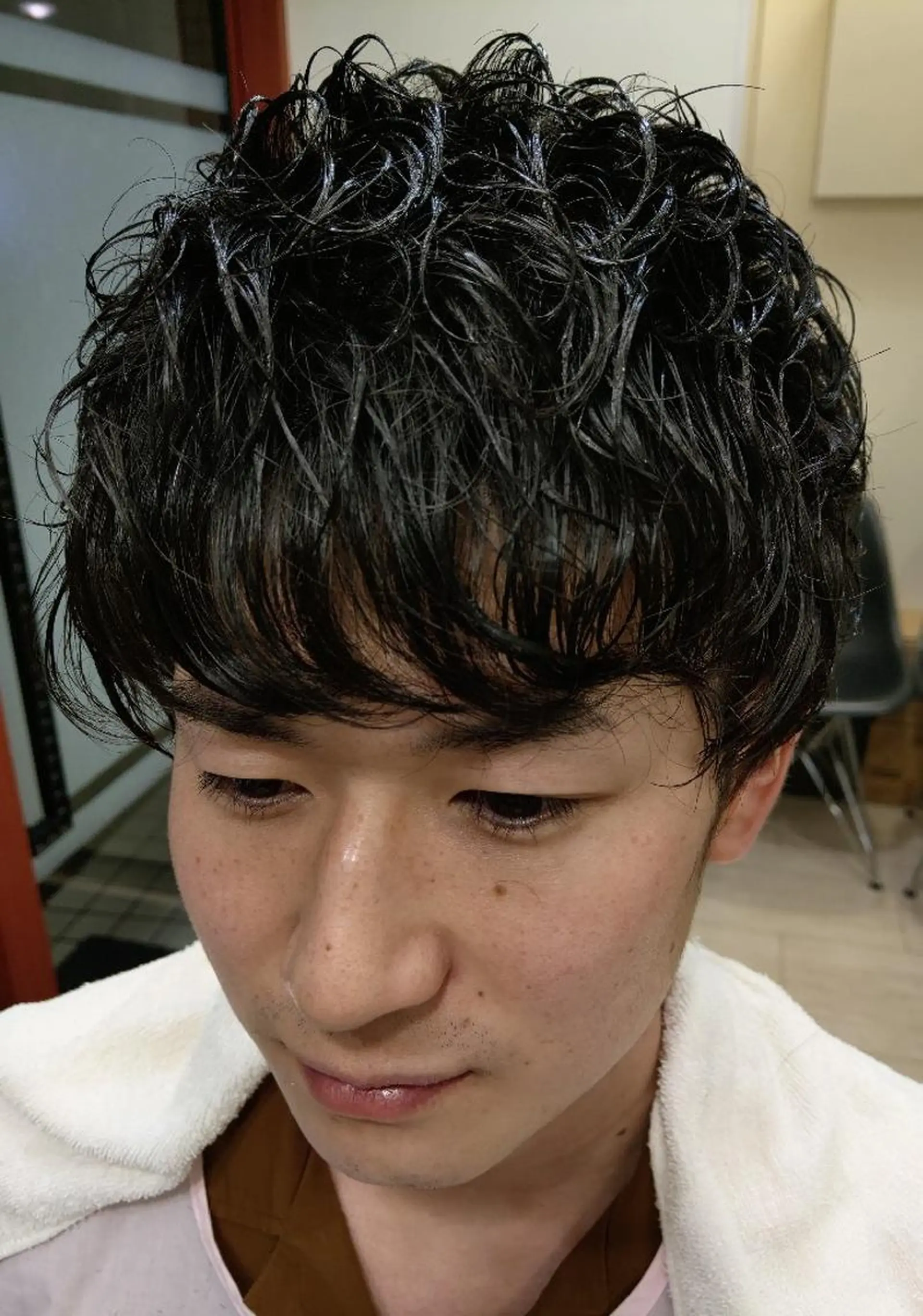 パーマ ミディアム ミディアムパーマ 渡邉 直登のヘアスタイル