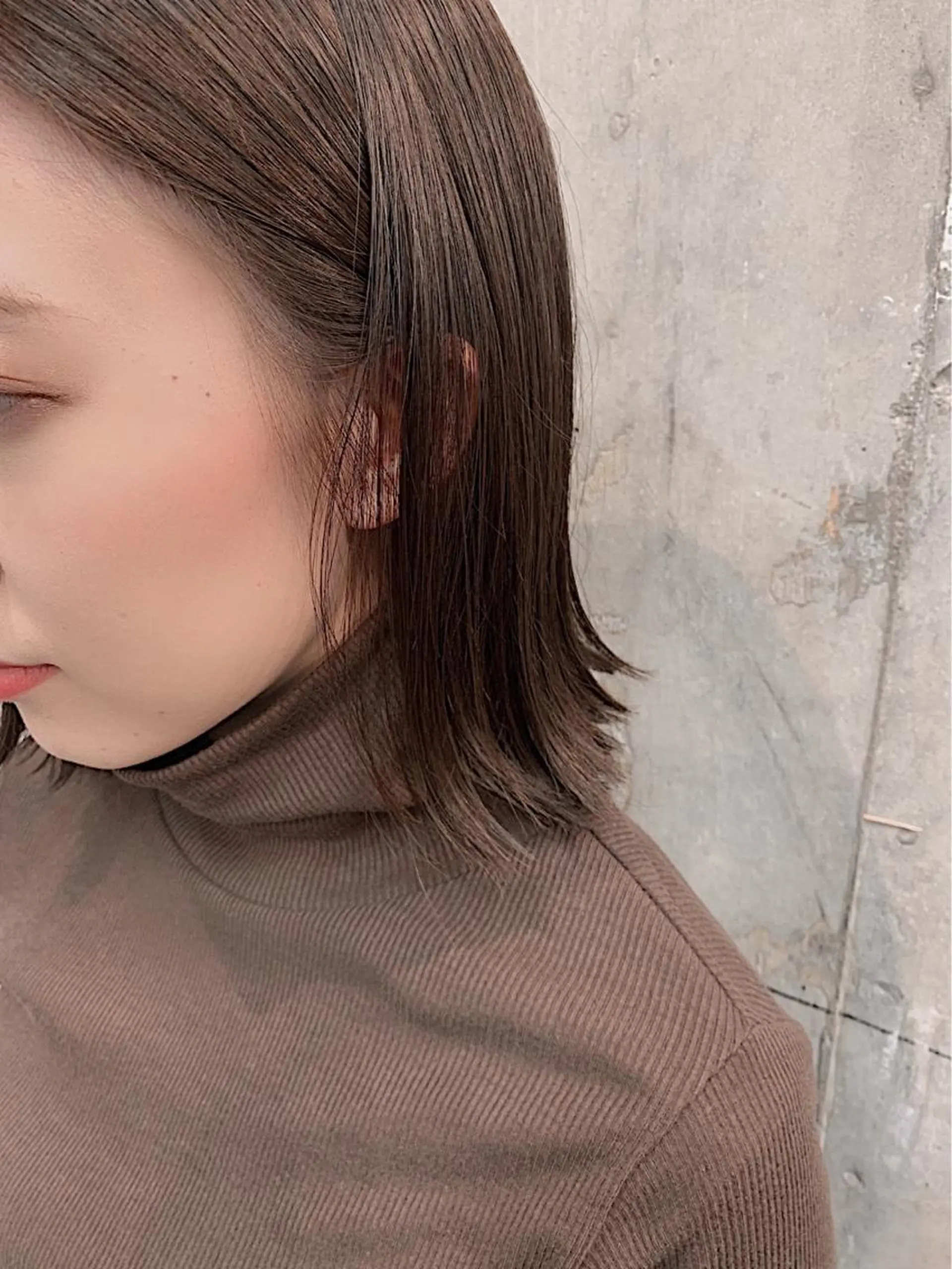 ミディアム 江原 綾花のヘアスタイル