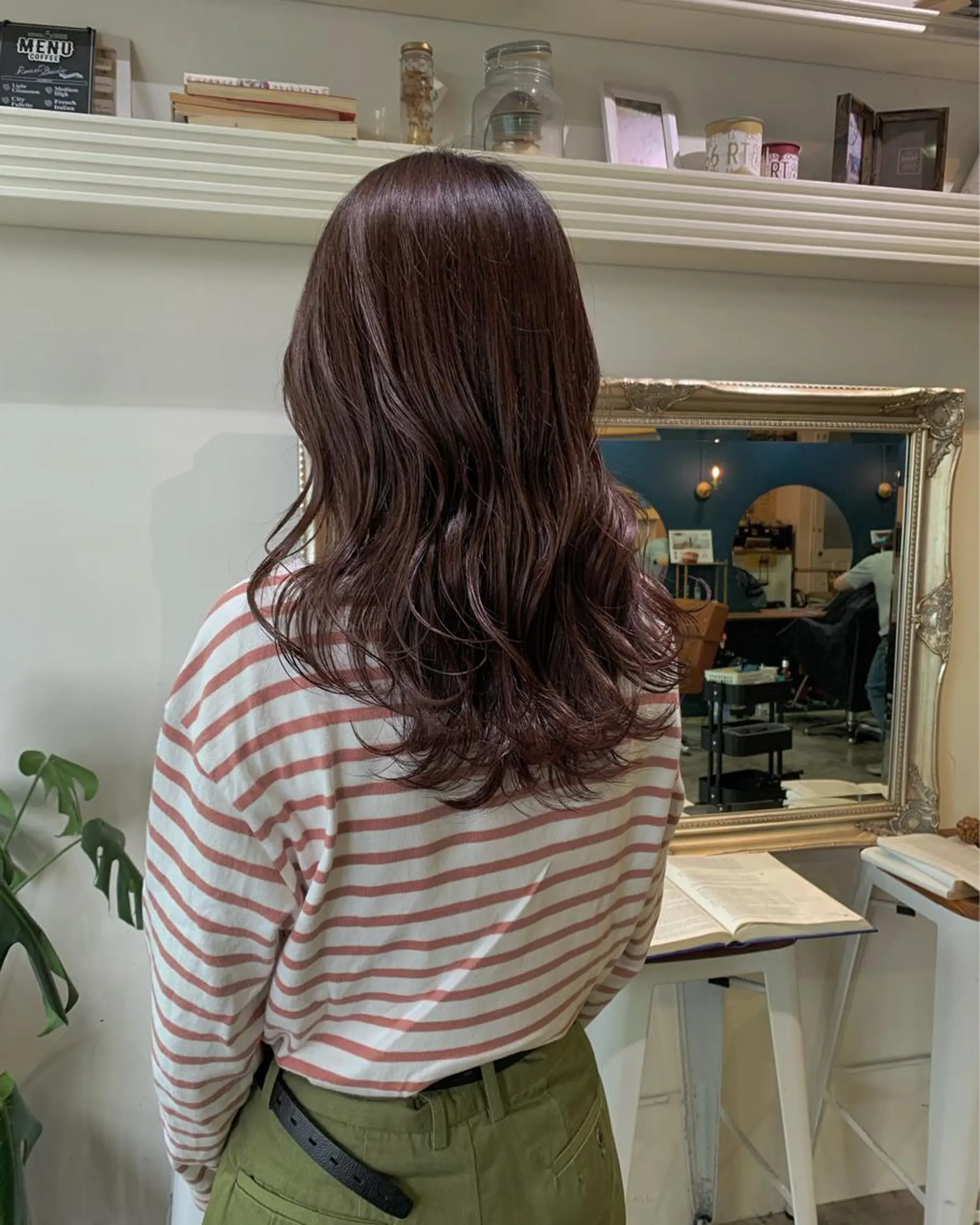 セミロング カラー ヘアアレンジ ラベンダーカラー ピンクカラー ピンクラベンダー Juri 🌙のヘアスタイル