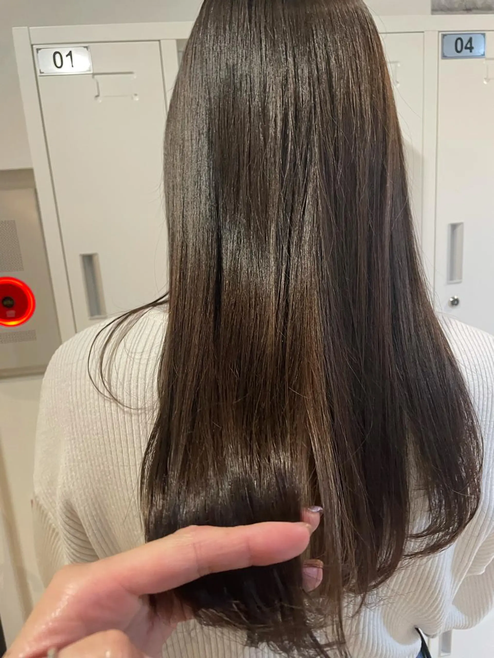 ロング カラー ブリーチ グレージュ ラベンダーカラー ラベンダーグレージュ ラベンダーグレー ヘアカラー トリートメント 中目黒🌼 🌼ハナのヘアスタイル