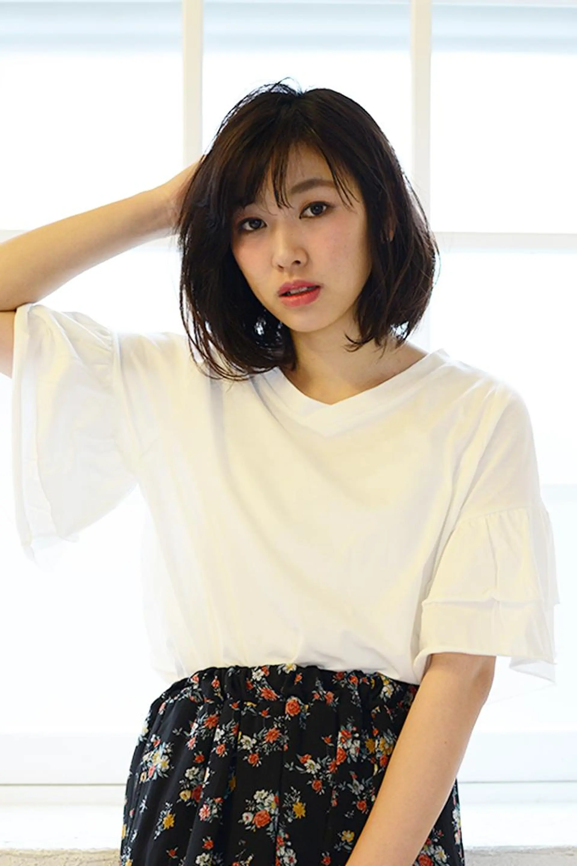 ミディアム カラー ヘアカラー 倉橋 俊輔のヘアスタイル