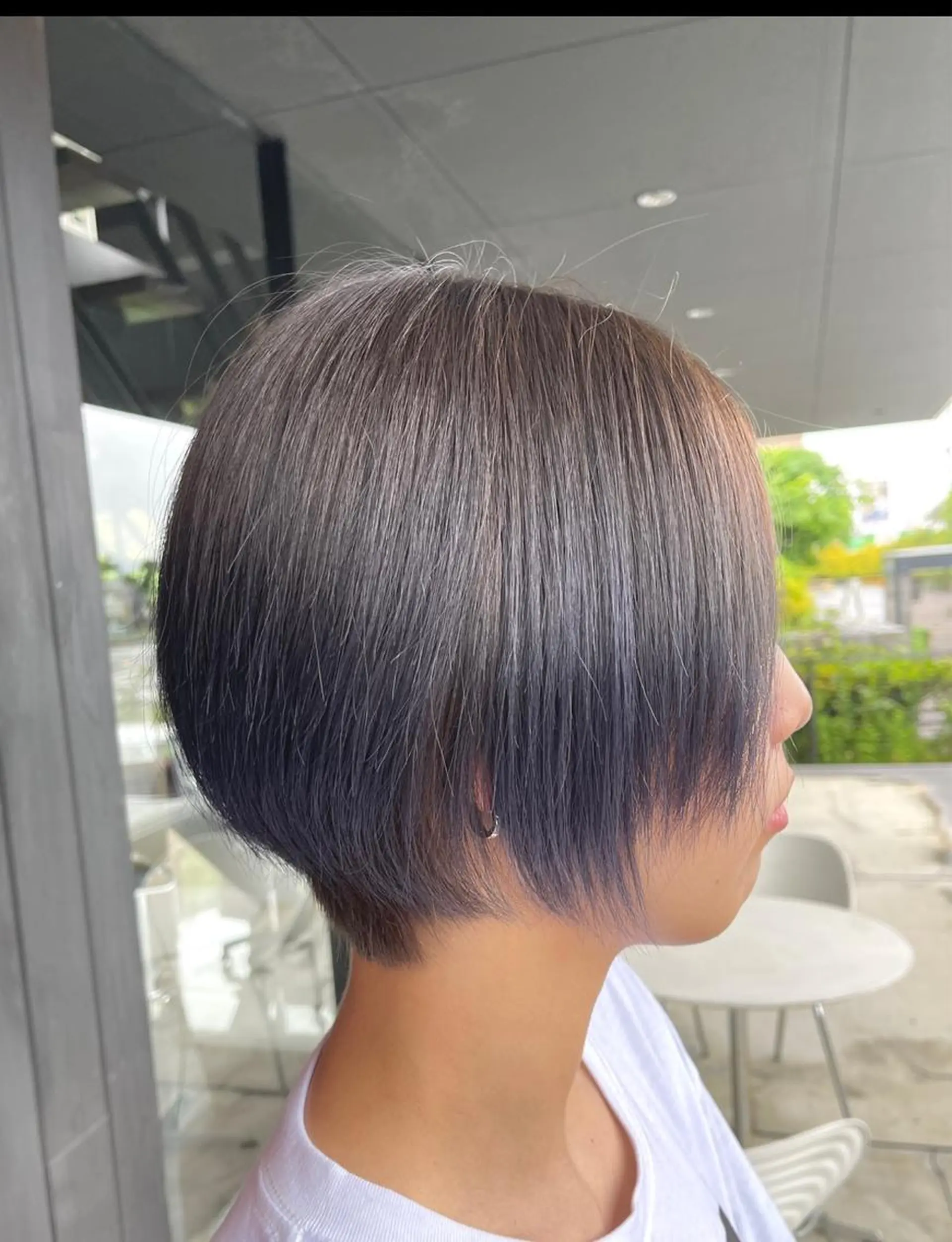 ショート カット ヘアカラー 三好 達也のヘアスタイル