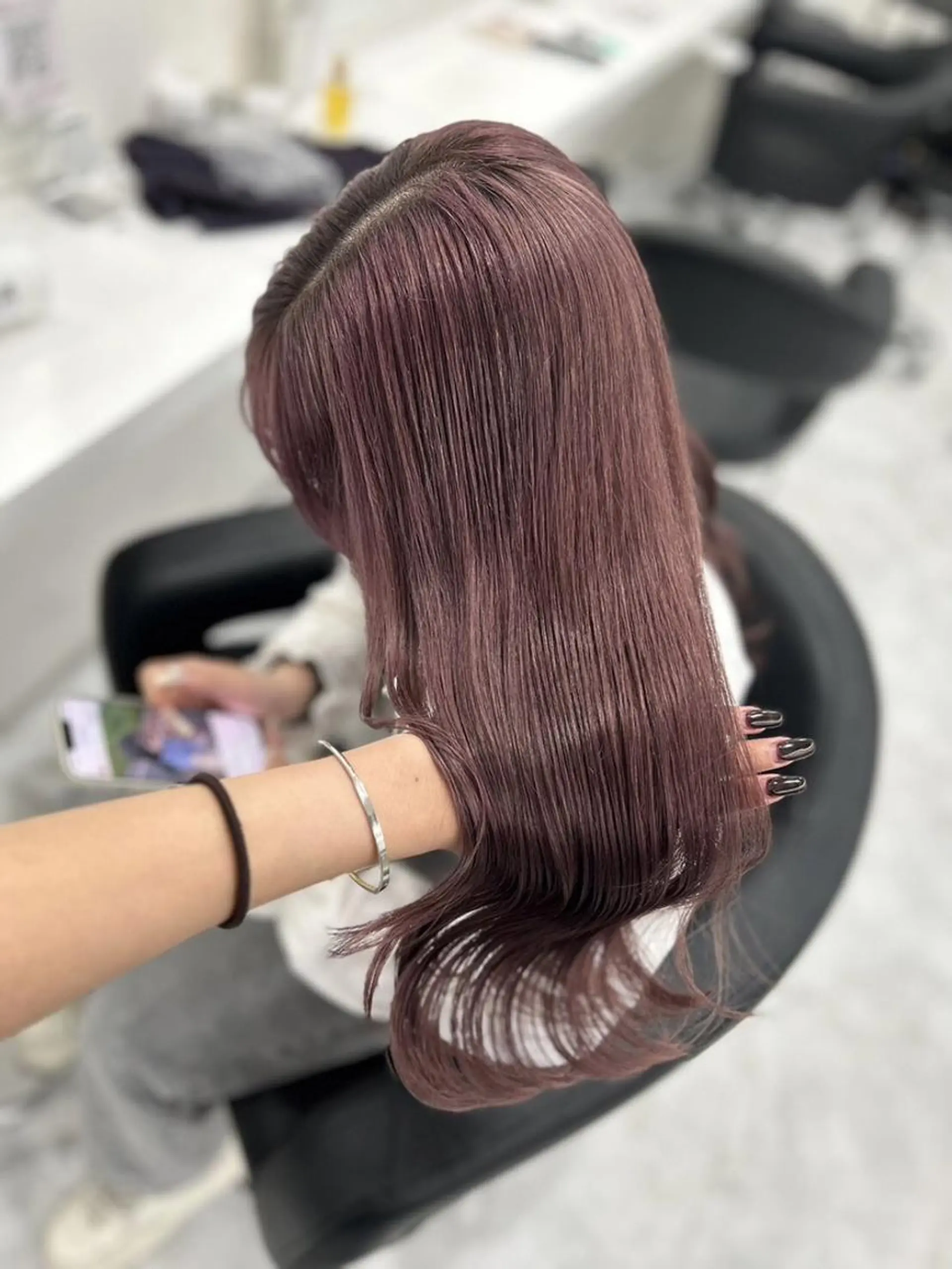 カラー 大人っぽ艶暗髪レディ 🩶takuto🩶のヘアスタイル