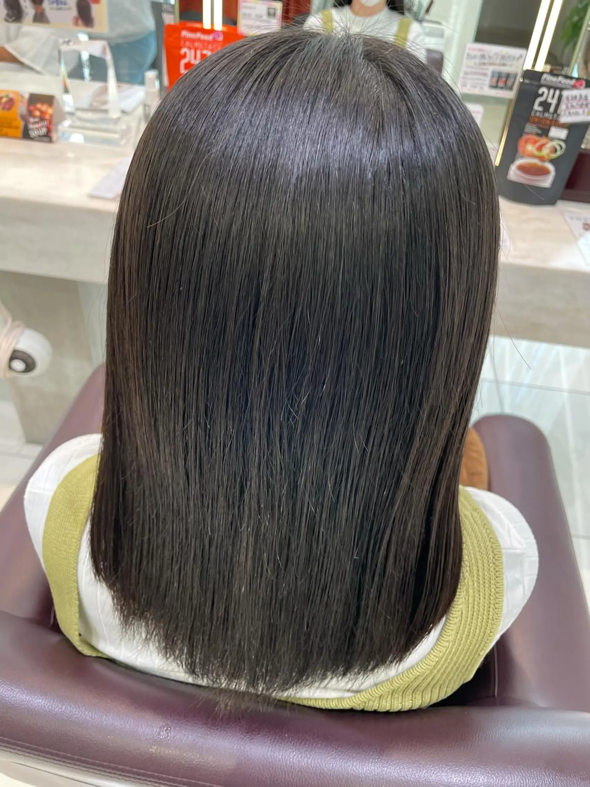 ミディアム crop es 茅ヶ崎所属・ヘアセット/髪質改善 🌿 長 若奈のヘアスタイル