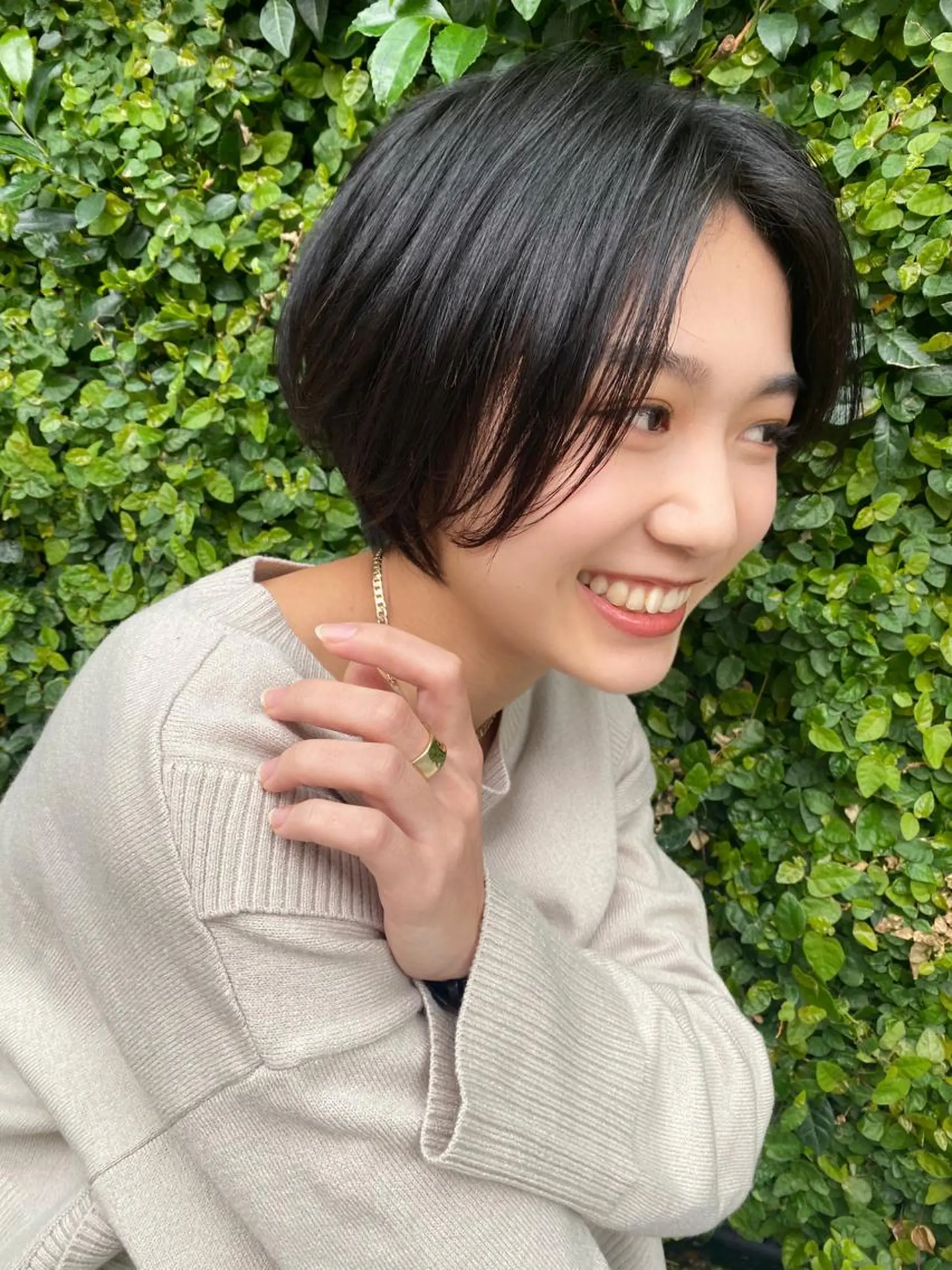 ショート カラー ハンサムショート ショートヘア カット ヘアカラー トリートメント 山崎 雄太のヘアスタイル