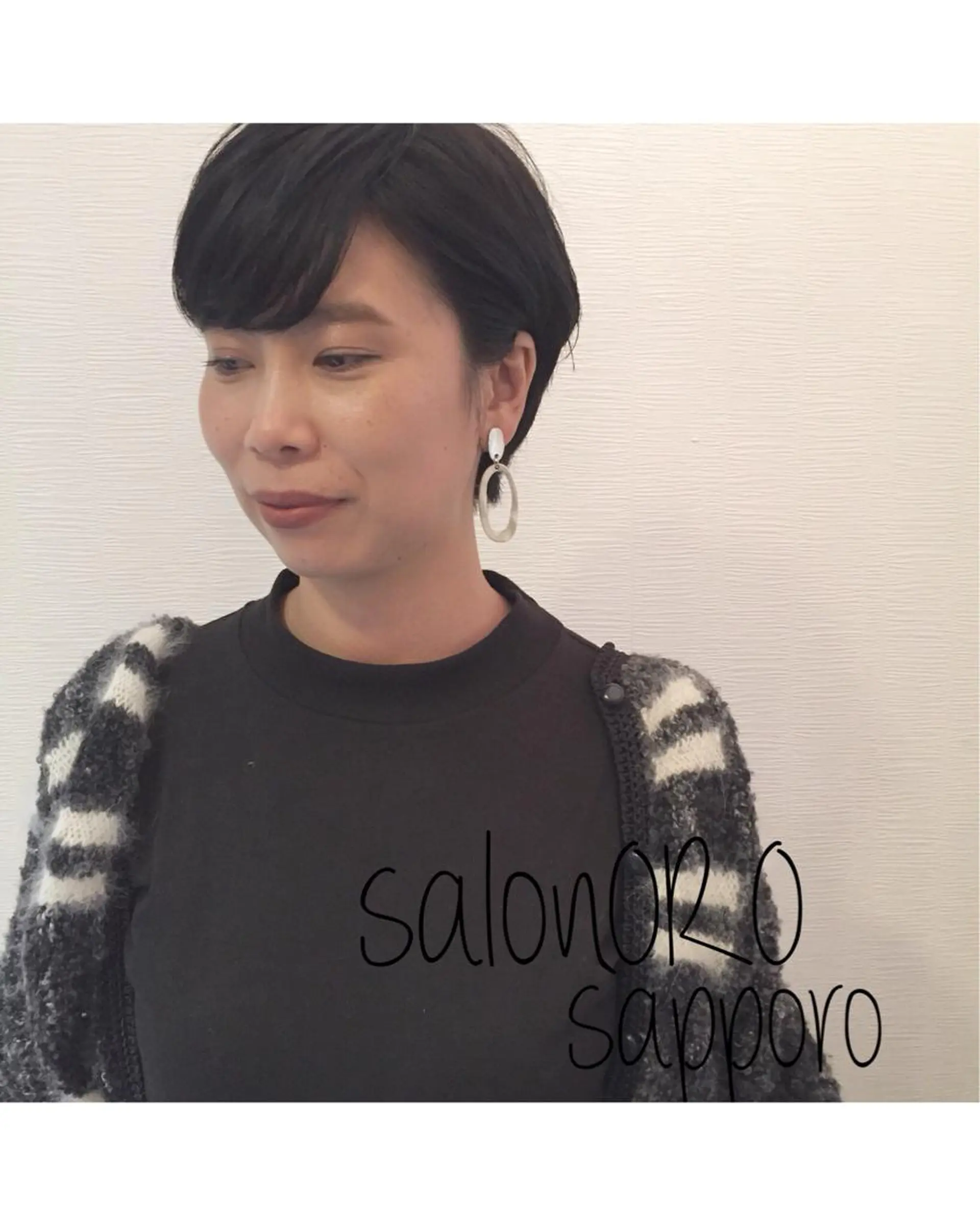 ショート カラー ブリーチ グレージュ ブリーチなしカラー 似合わせカット ショートヘア カット ヘアカラー トリートメント toiro by lien hair atelier所属・池田 真由美のヘアスタイル