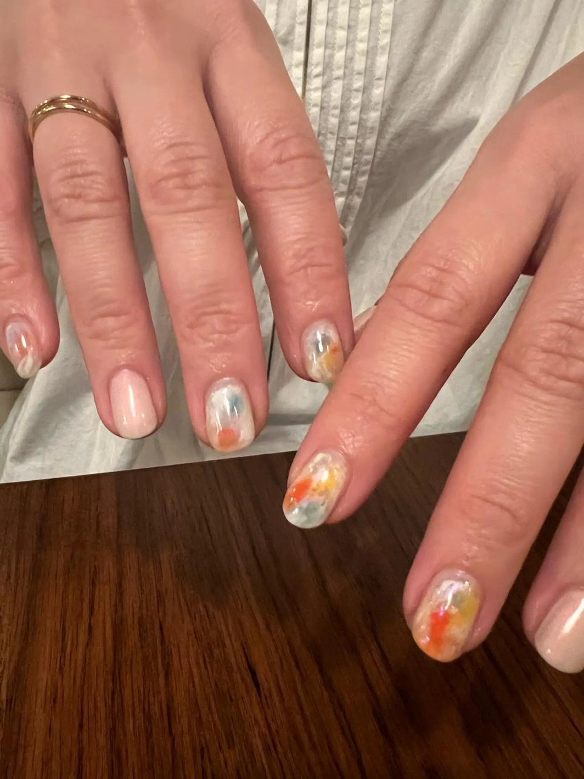 ネイル アートネイル ニュアンスネイル ヘアメイクネイリスト 💄💅hidemiのネイルデザイン