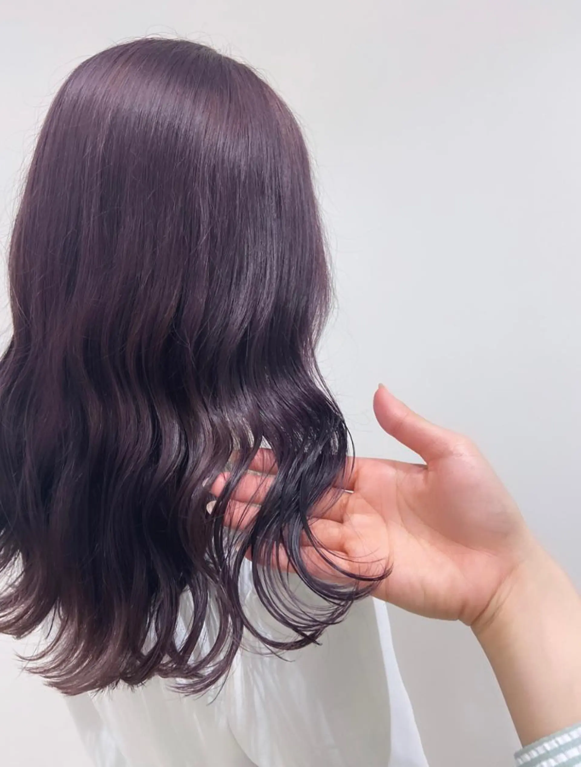 ロング カラー ラベンダーカラー ヘアカラー 韓国風愛されヘア 🇰🇷RITO🎀のヘアスタイル