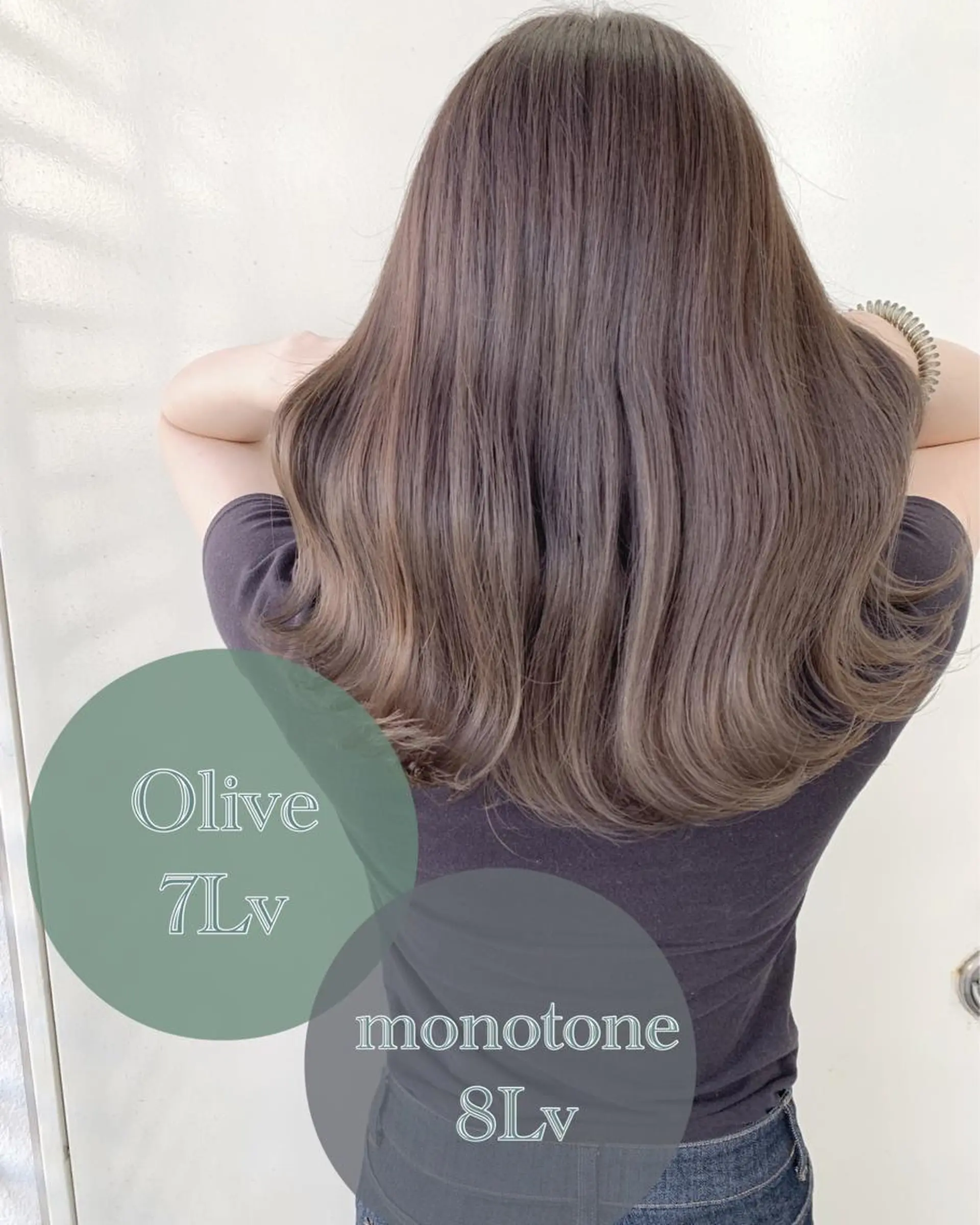 セミロング カラー ヘアアレンジ セミロングパーマ アディクシーカラー バレイヤージュ ブリーチ ケアブリーチ カット ヘアカラー トリートメント Zina福岡天神店 艶髪/レイヤー/小顔のヘアスタイル