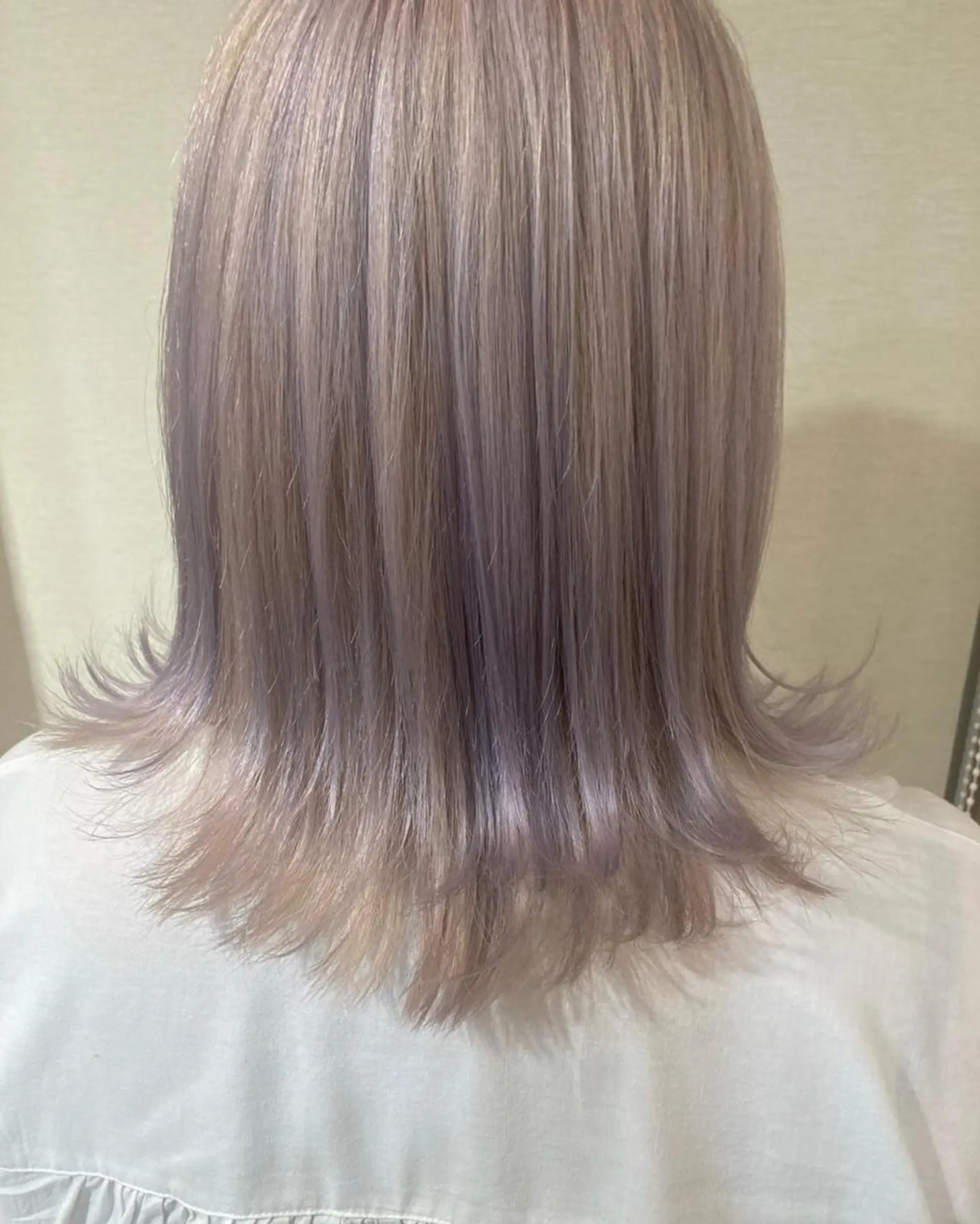 カラー ブリーチ 髪質改善/透明感 カラー/内藤有須加のヘアスタイル