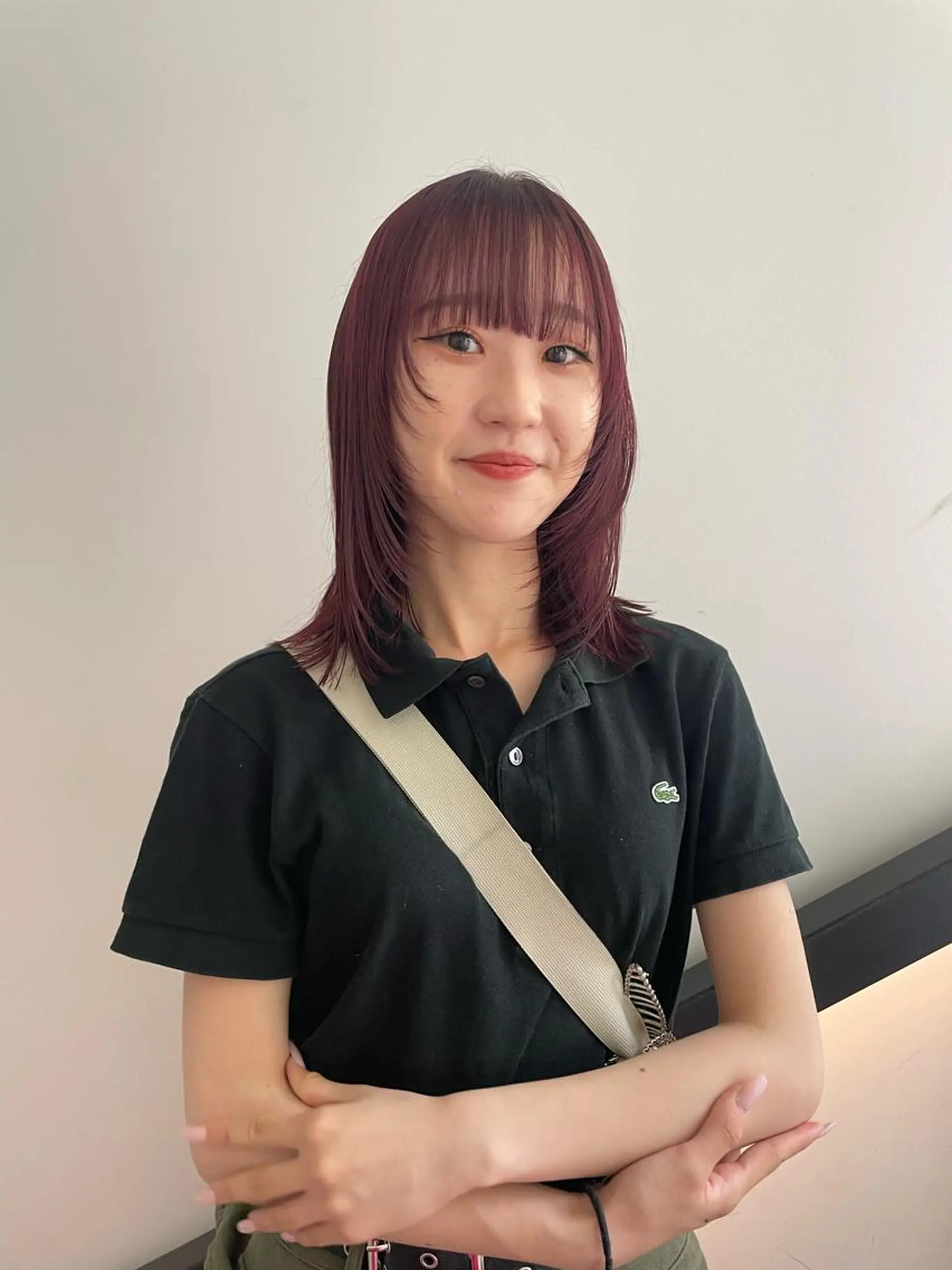 セミロング カラー カット ヘアカラー デザインカラー 🎀REINA🎀のヘアスタイル