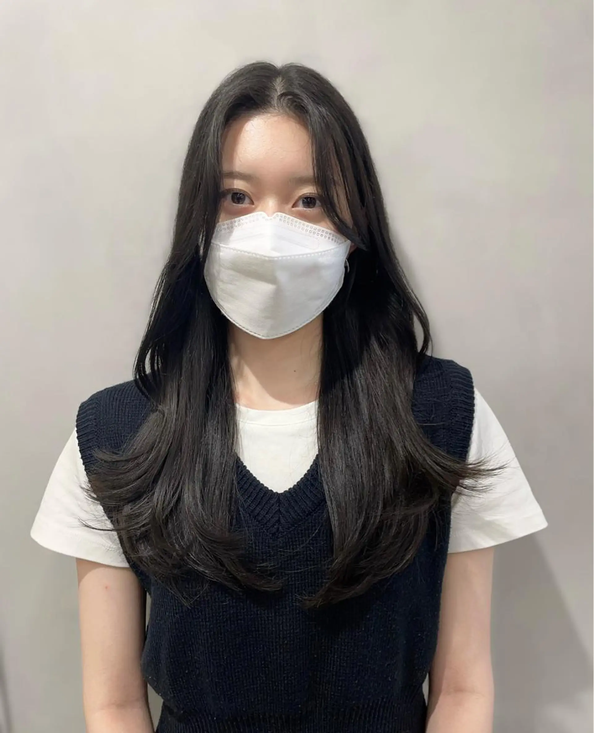 ロング ハイレイヤー 韓国風ヘア レイヤーカット ロング ❤︎︎韓国ヘア❤︎︎ 𝑺𝒉𝒊𝒉𝒐のヘアスタイル