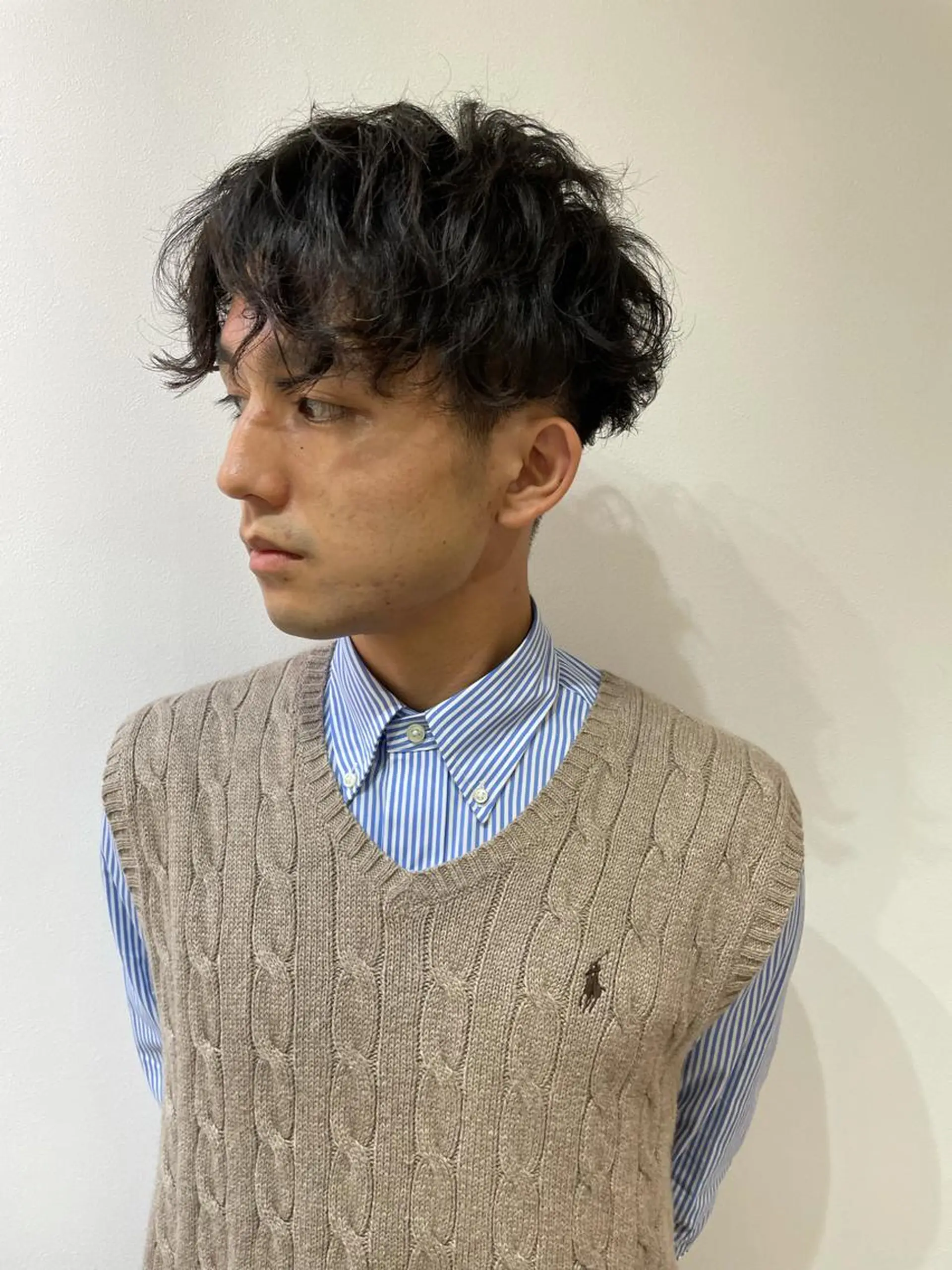 パーマ メンズ メンズパーマ メンズカット クドウユウキのヘアスタイル