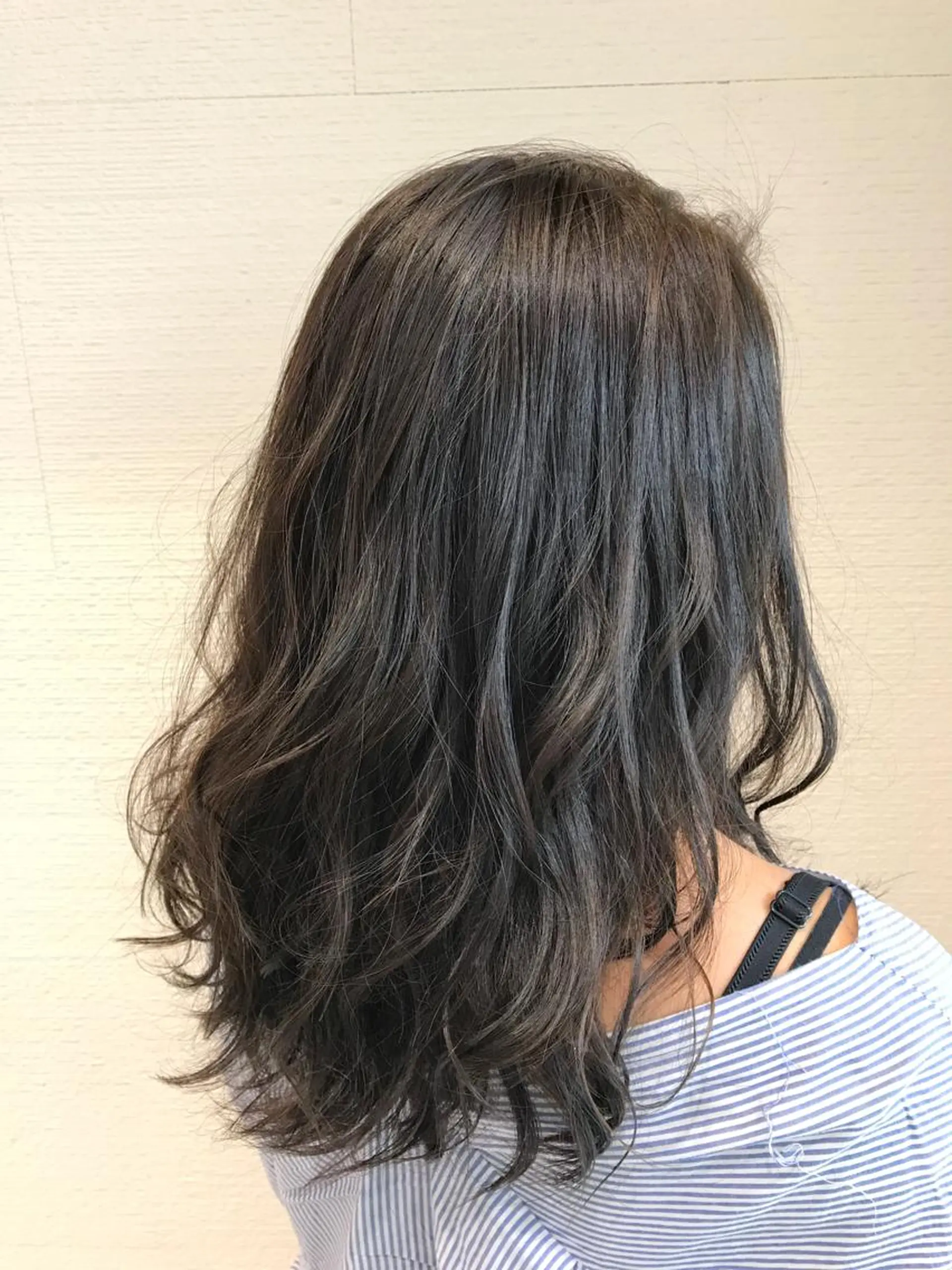 セミロング カラー 【メンズ縮毛矯正】 田中秀斗のヘアスタイル